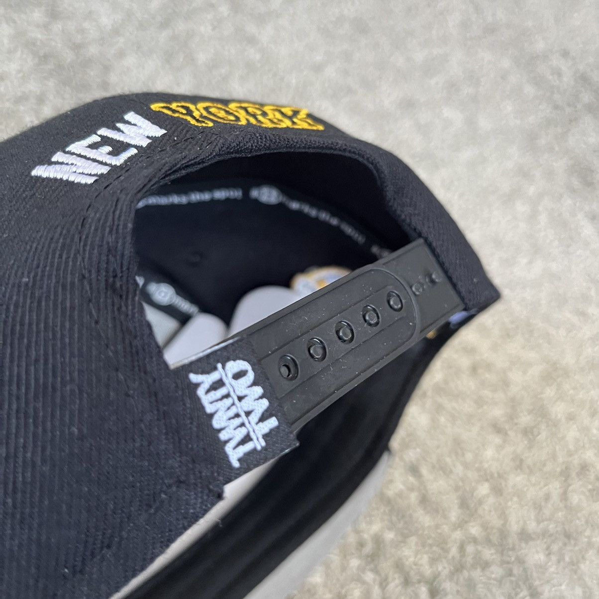 Wu-Tang Clan Wu-Tang NY Yankees Hat Black Yellow WuTang Twnty Two Rza Size ONE SIZE - 7 Thumbnail