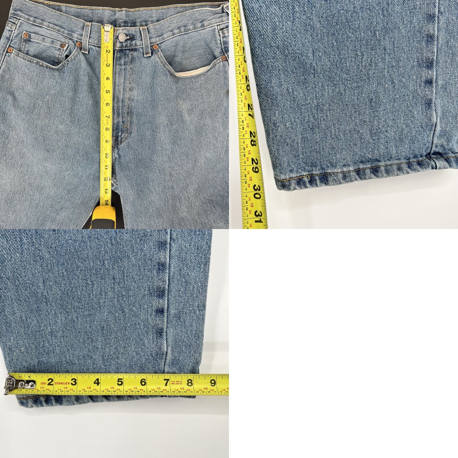 Levi's Levi's 550 Jeans Mens 36x30 Blue Relaxed Tapered Denim Medium Wash Casual Size US 36 / EU 52 - 9 Thumbnail
