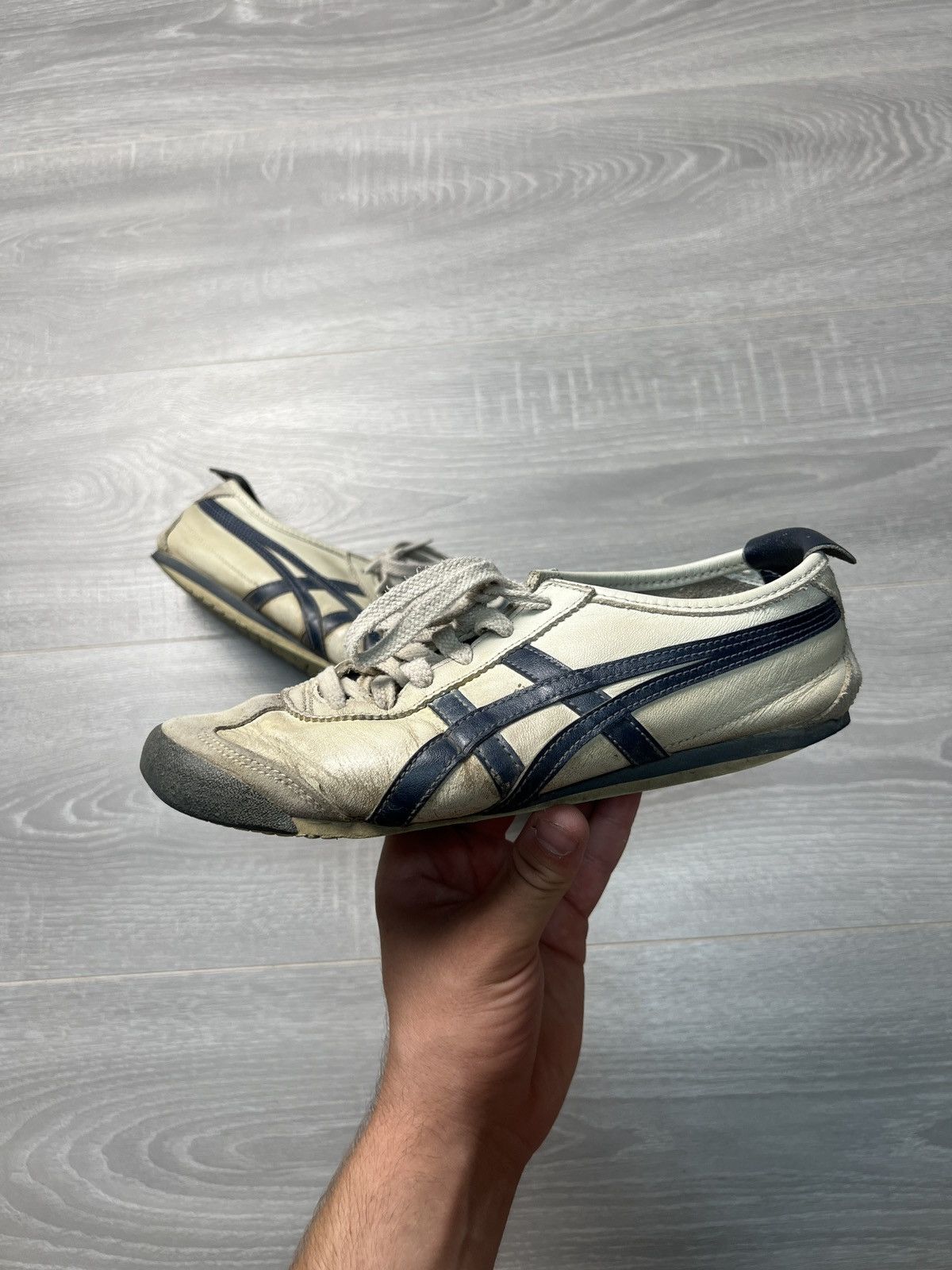 Asics × Onitsuka Tiger × Vintage Rare Vintage Asics Onitsuka Tiger Mexico 66 Leather Shoes Size US 5.5 / EU 38 - 1 Thumbnail