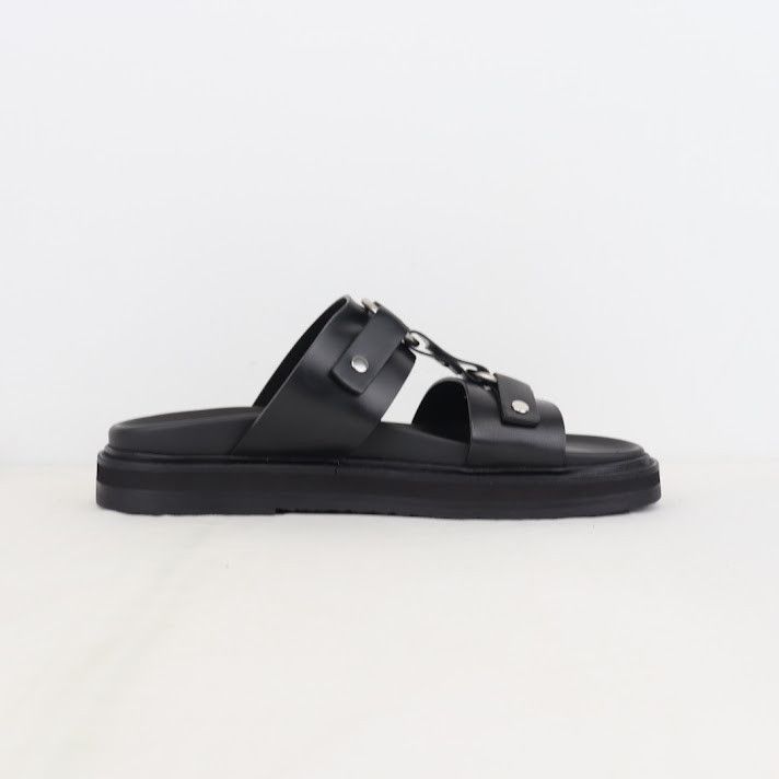 Celine o1rshd1 Slides 25 Tippi Sandals in Black Size US 11 / EU 44 - 5 Thumbnail