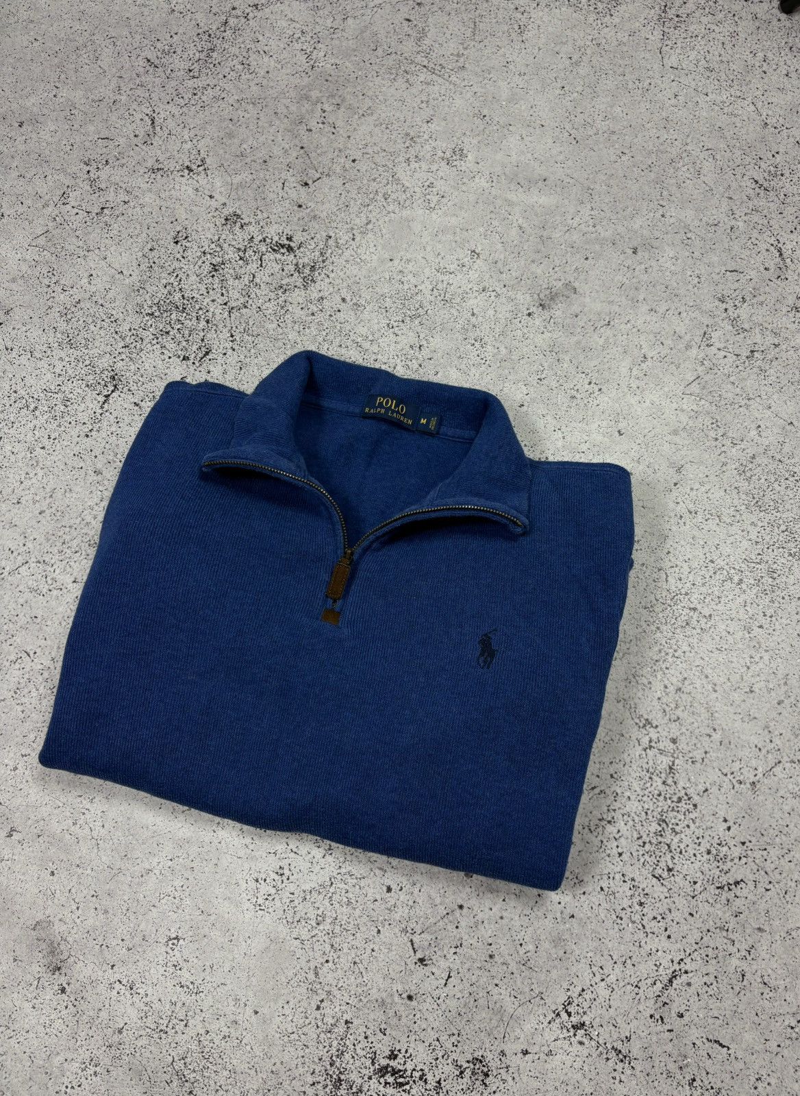 Polo Ralph Lauren Ralph Basic Solid Cotton 1/3 Zip Sweatshirt Size US M / EU 48-50 / 2 - 6 Thumbnail
