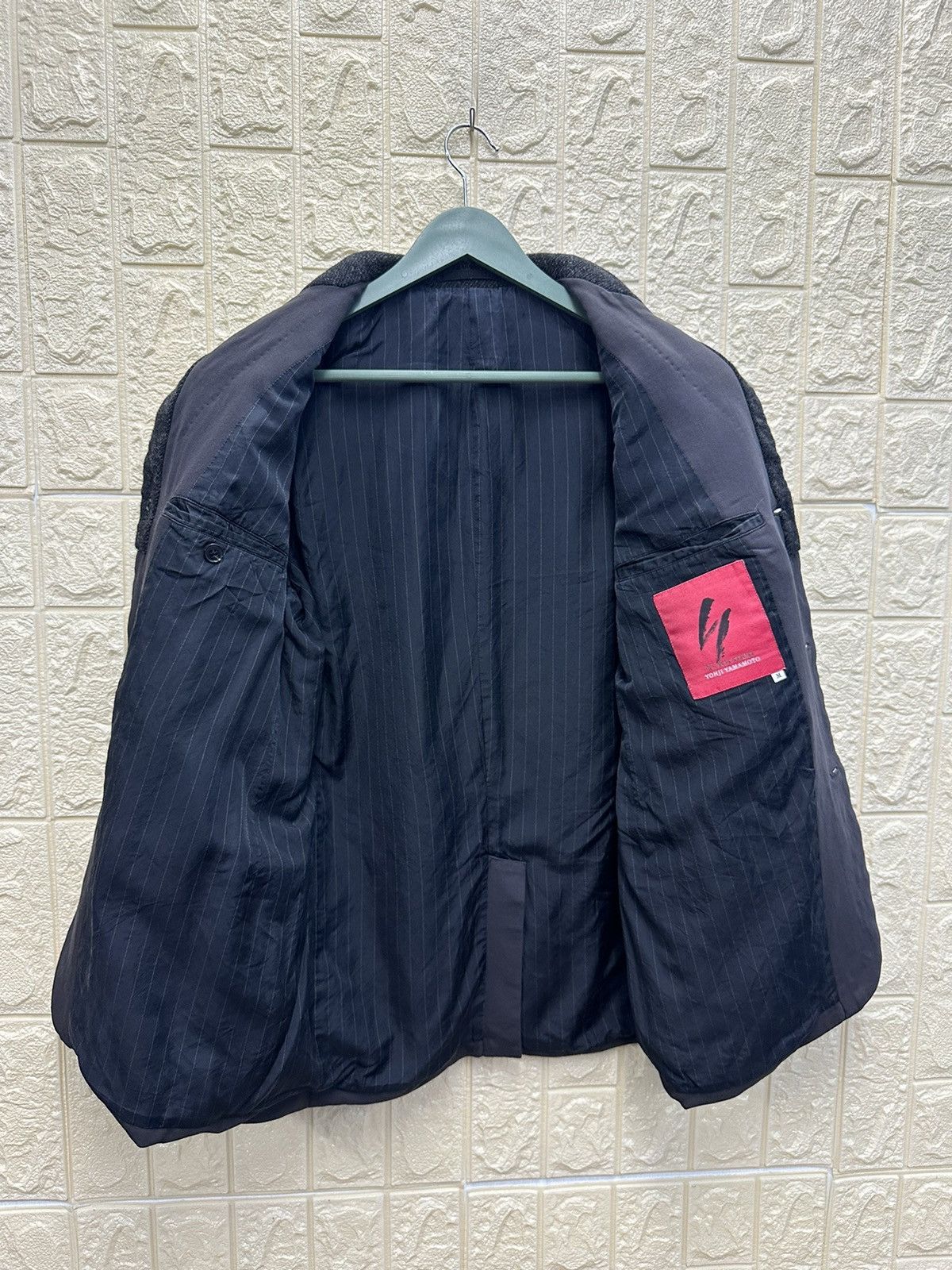 Designer × Y's for Men × Yohji Yamamoto Ys For Men Yohji Yamamoto Blazer Jacket MJ90 Size 36S - 4 Thumbnail