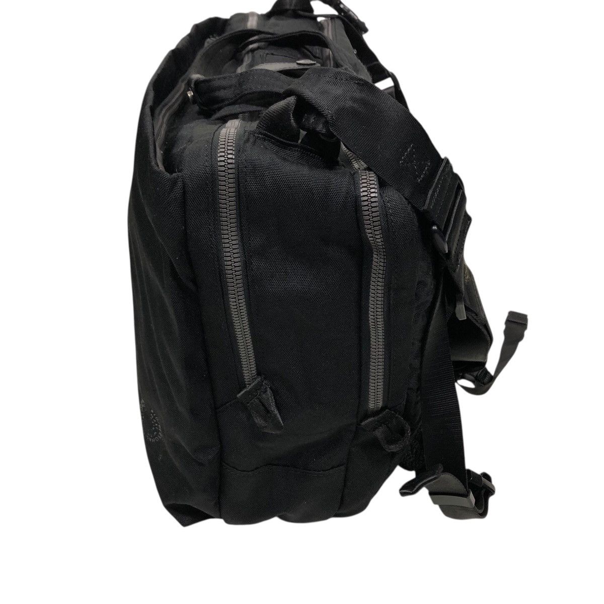 Japanese Brand 📌Rich Black Vintage Multi Use Back Pack Cordura Fabric Size ONE SIZE - 6 Thumbnail