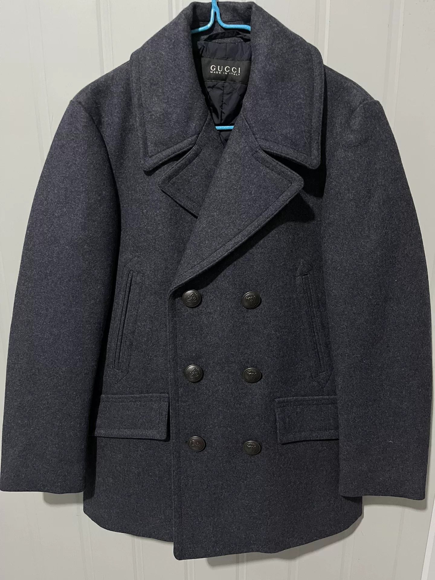 Gucci Gucci Men's Wool Cotton Coat Size US M / EU 48-50 / 2 - 1 Thumbnail