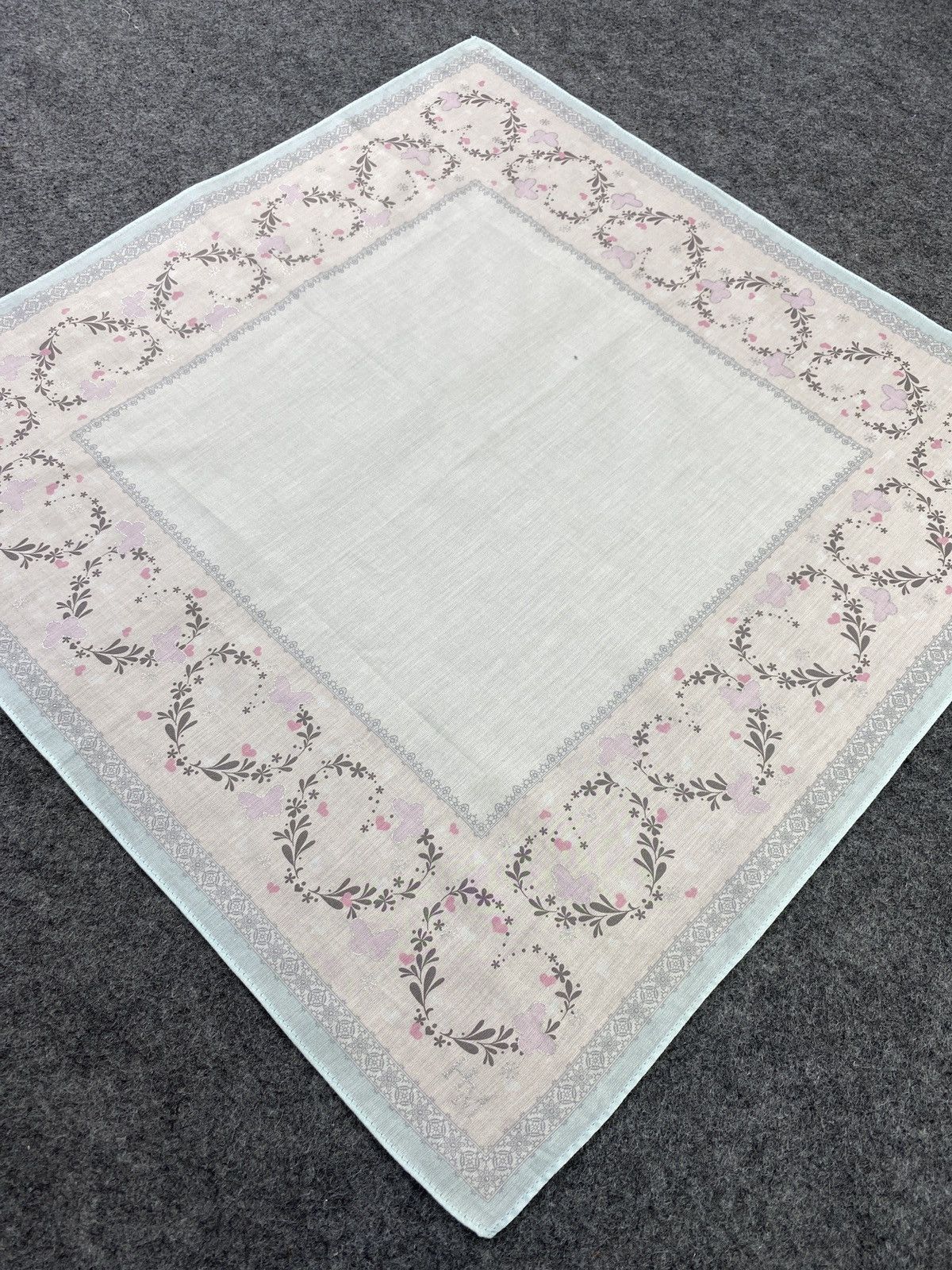 Hanae Mori × Vintage Hanae Mori Handkerchief / Bandana / Neckerchief-B298 Size ONE SIZE - 4 Thumbnail