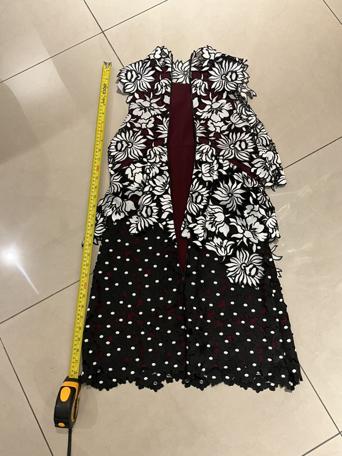 Self-Portrait Floral Lace Dress Self Portrait Size S / US 4 / IT 40 - 7 Thumbnail