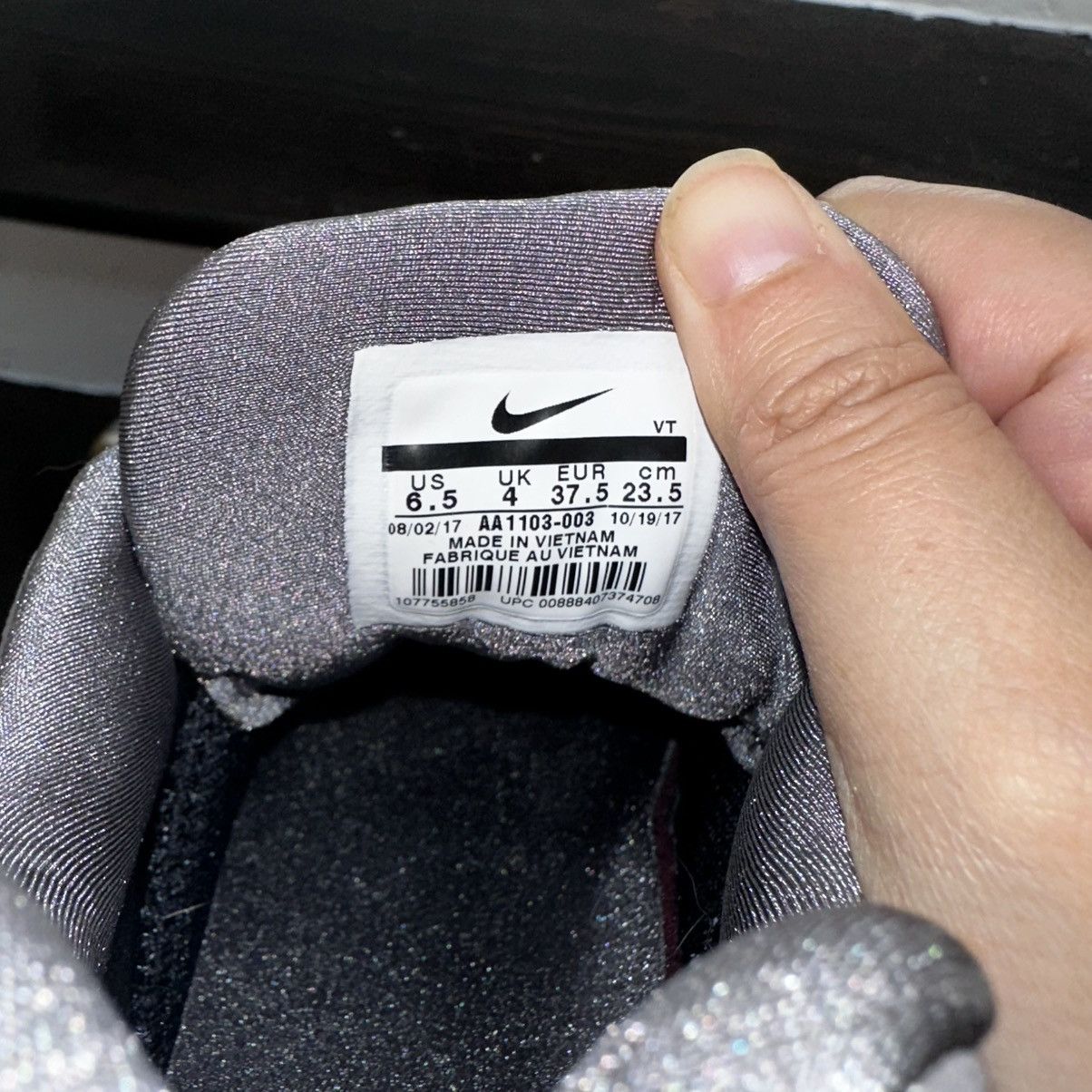 Nike Nike Wmns Air Max 95 LX Gunsmoke Grey Gray W 6.5 Size US 6.5 / IT 36.5 - 7 Thumbnail