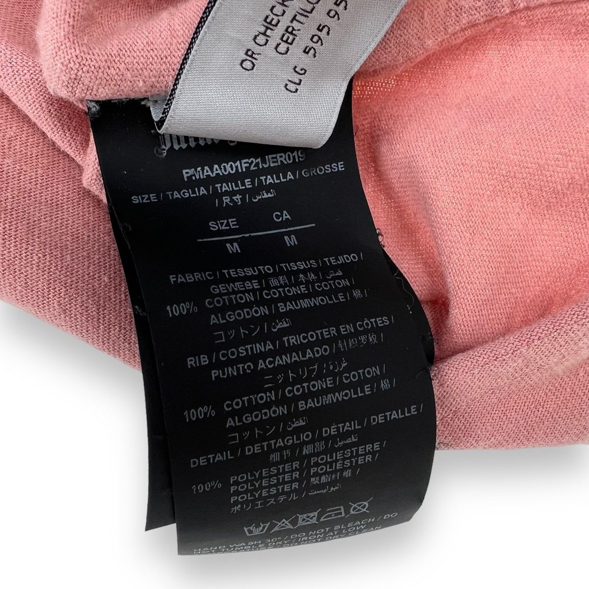 Palm Angels Palm Angels Rose Pink T Shirt Size US M / EU 48-50 / 2 - 6 Thumbnail