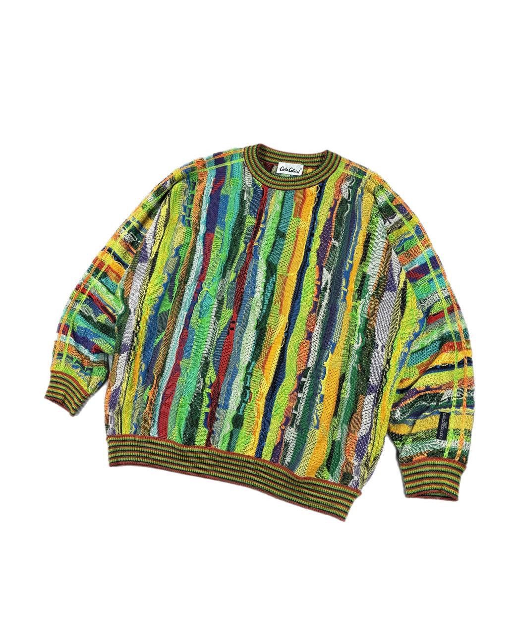 Carlo Colucci Carlo Colucci coogi style cable knit vintage hype sweater XL Size US XL / EU 56 / 4 - 2 Thumbnail