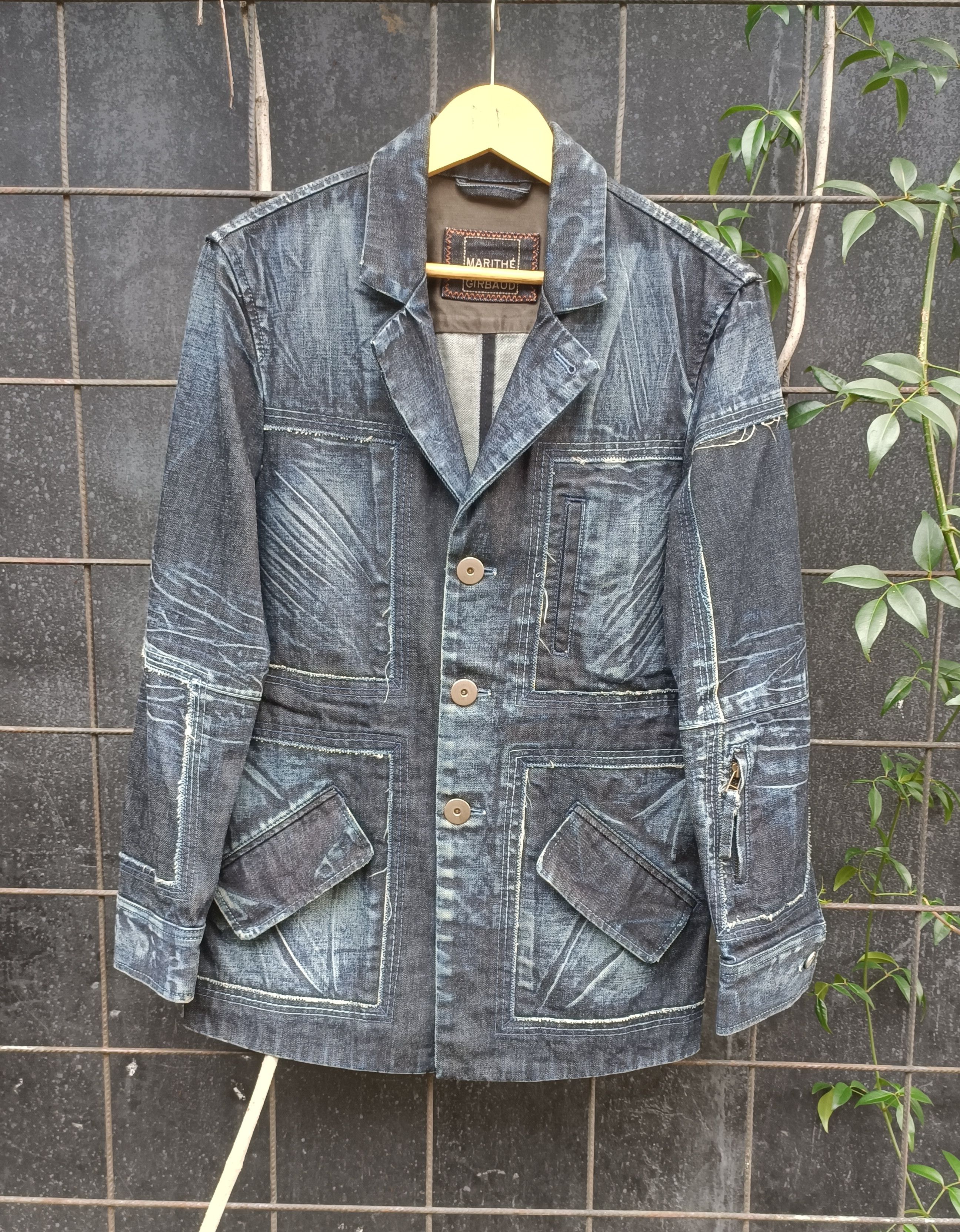 Marithe + Francois Girbaud Marithe francois Girbaud distressed denim jacket Size US M / EU 48-50 / 2 - 1 Thumbnail