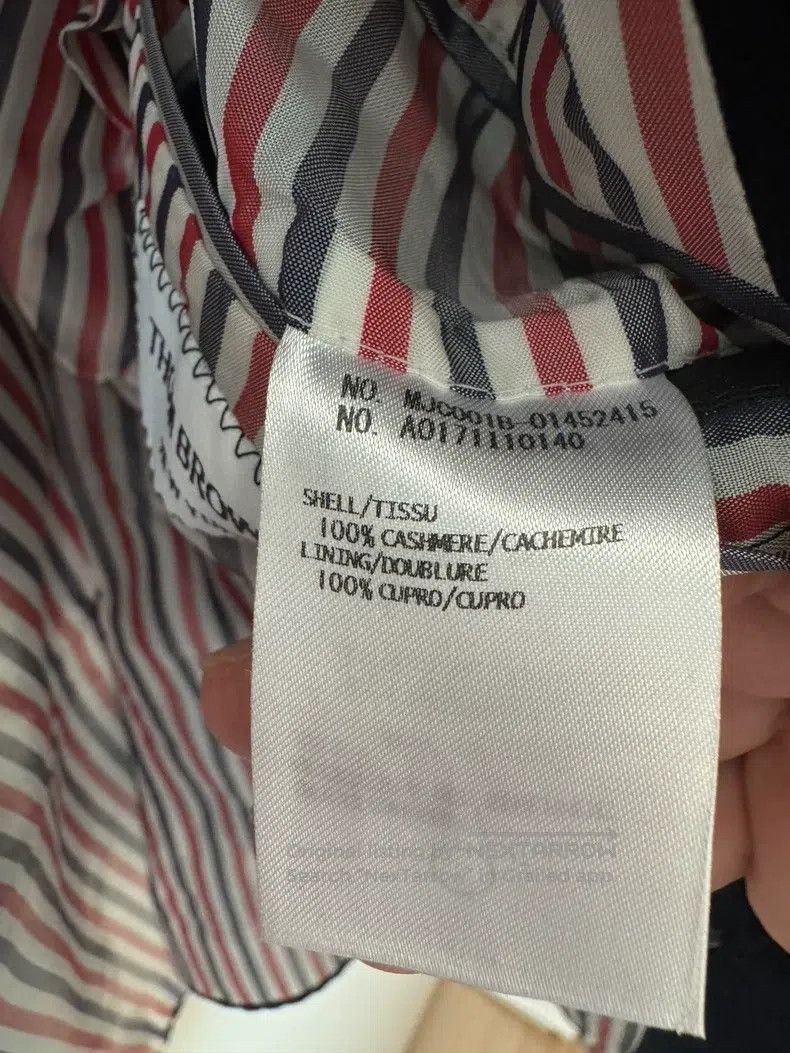 Thom Browne Thom Browne Cashmere Blazer, Classic Navy Blue Size US XS / EU 42 / 0 - 4 Thumbnail
