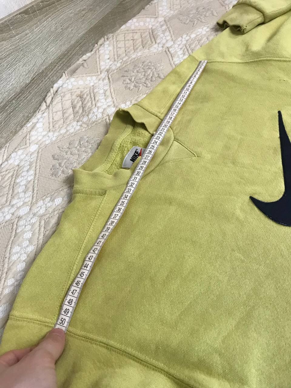 Nike 🔥 Nike Vintage Sweatshirt Big Swoosh Baggy Cropped Japanese Size US S / EU 44-46 / 1 - 15 Thumbnail