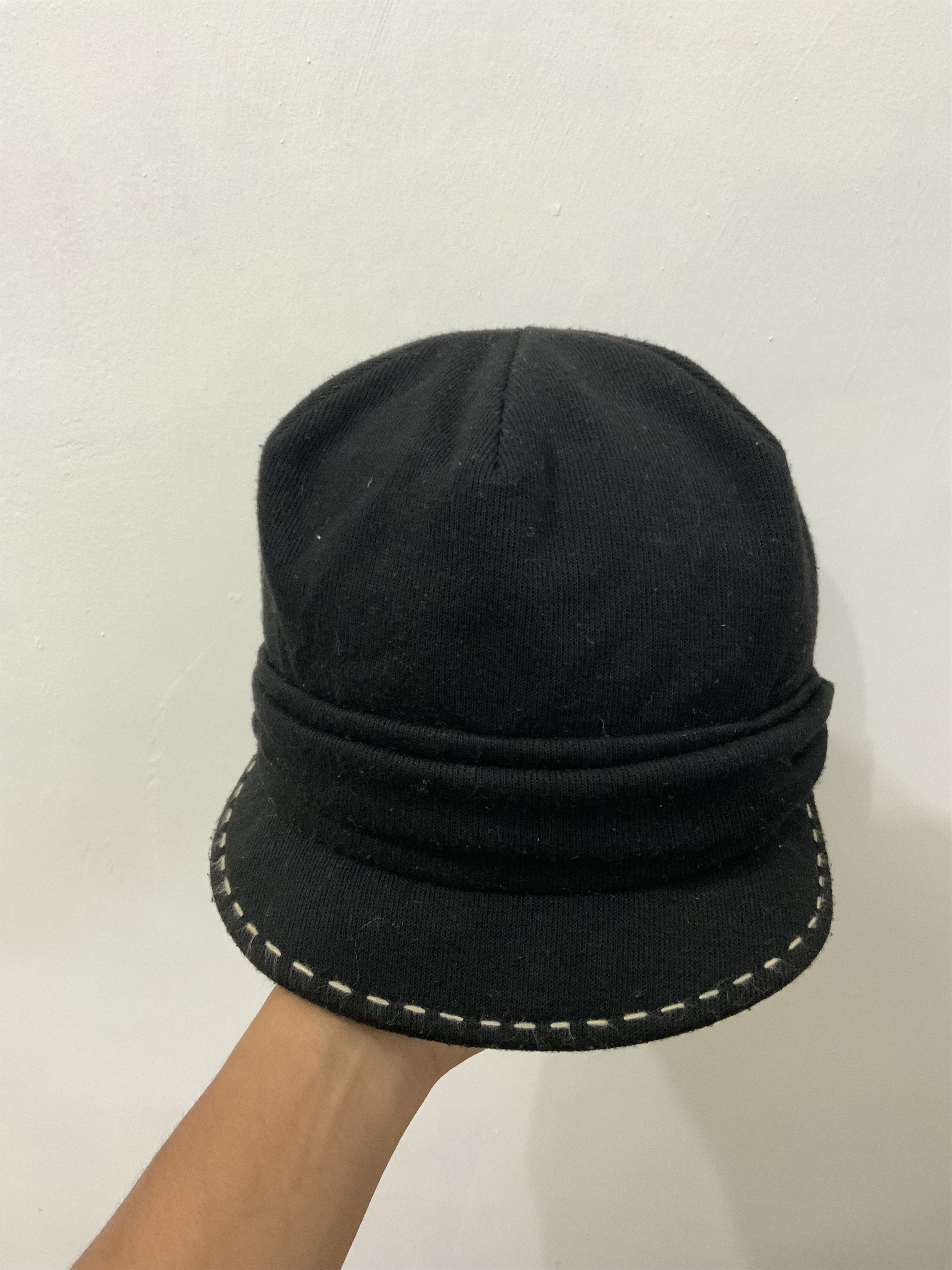 Vintage Vintage Black Retro Hat Size ONE SIZE - 5 Thumbnail