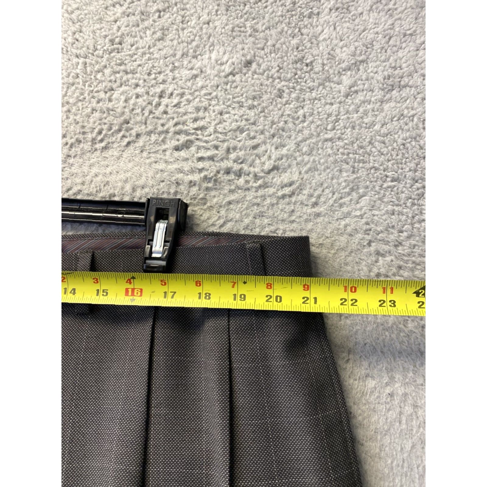 Sean John Sean John Dress Pants Men 42x30 42x32 Gray Check Trousers Plaid Business Formal Stretch Straight Leg Workers Regular Adult Mens Size US 42 / EU 58 - 3 Thumbnail