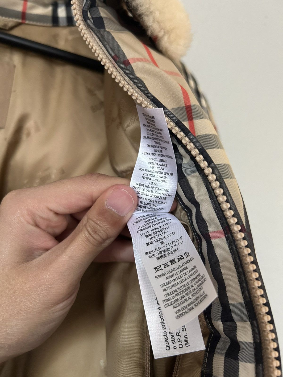 Burberry × Supreme NEW SUPREME x BURBERRY FUR PUFFER DOWN JACKET Size US XL / EU 56 / 4 - 10 Thumbnail