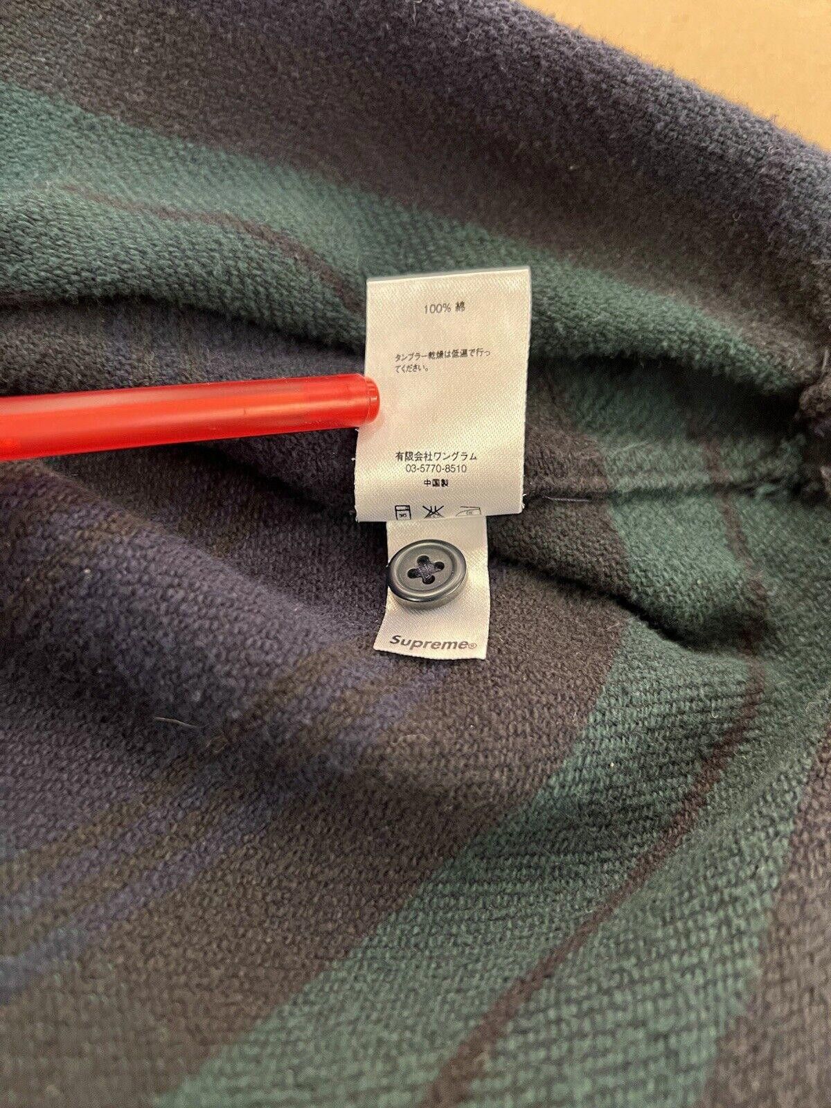 Supreme Supreme Plaid Quarter Zip Hoodie Flannel Green Sz L Size US L / EU 52-54 / 3 - 7 Thumbnail