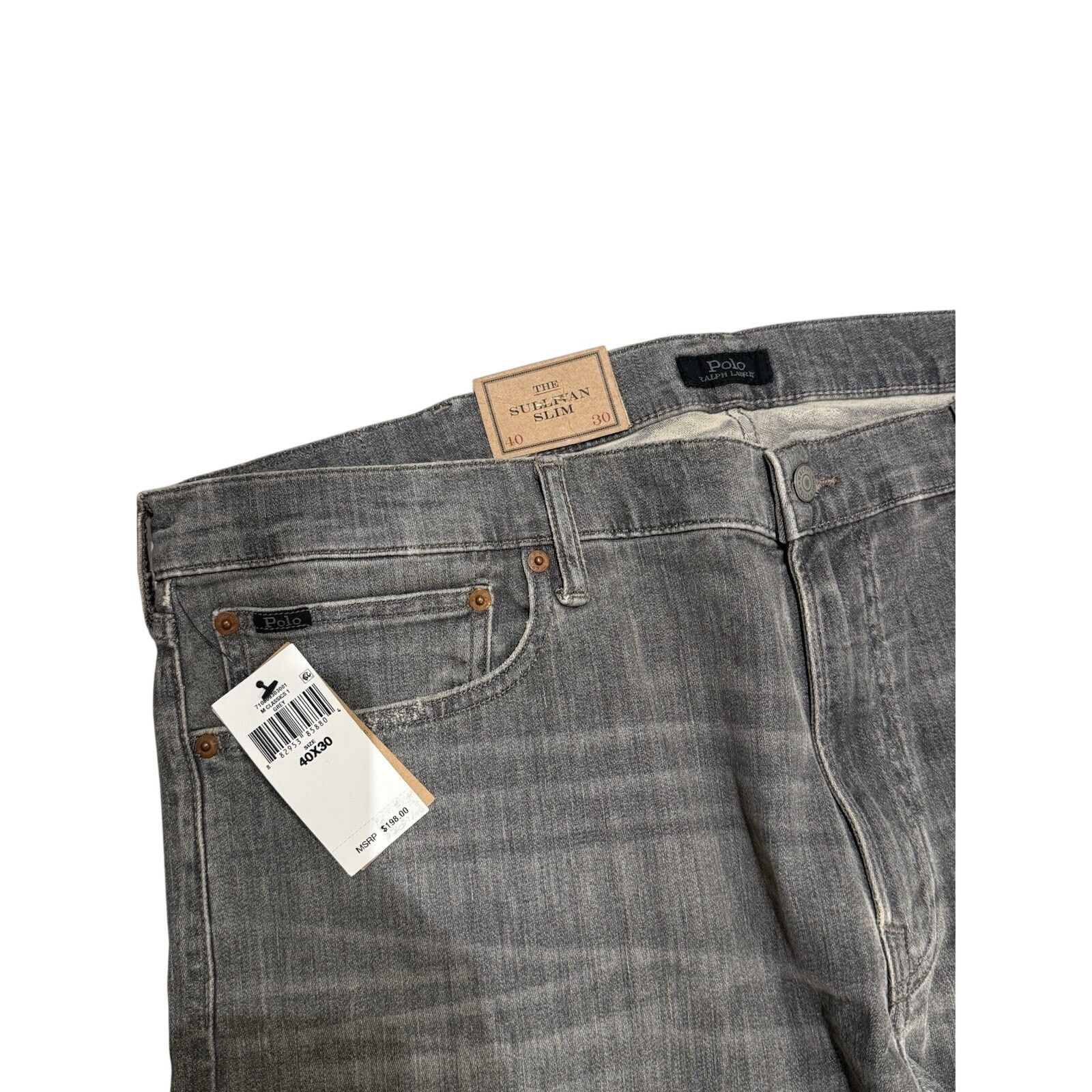 Polo Ralph Lauren Polo Ralph Lauren Sullivan Slim Rope Dyed Distressed Denim Size US 40 / EU 56 - 2 Thumbnail