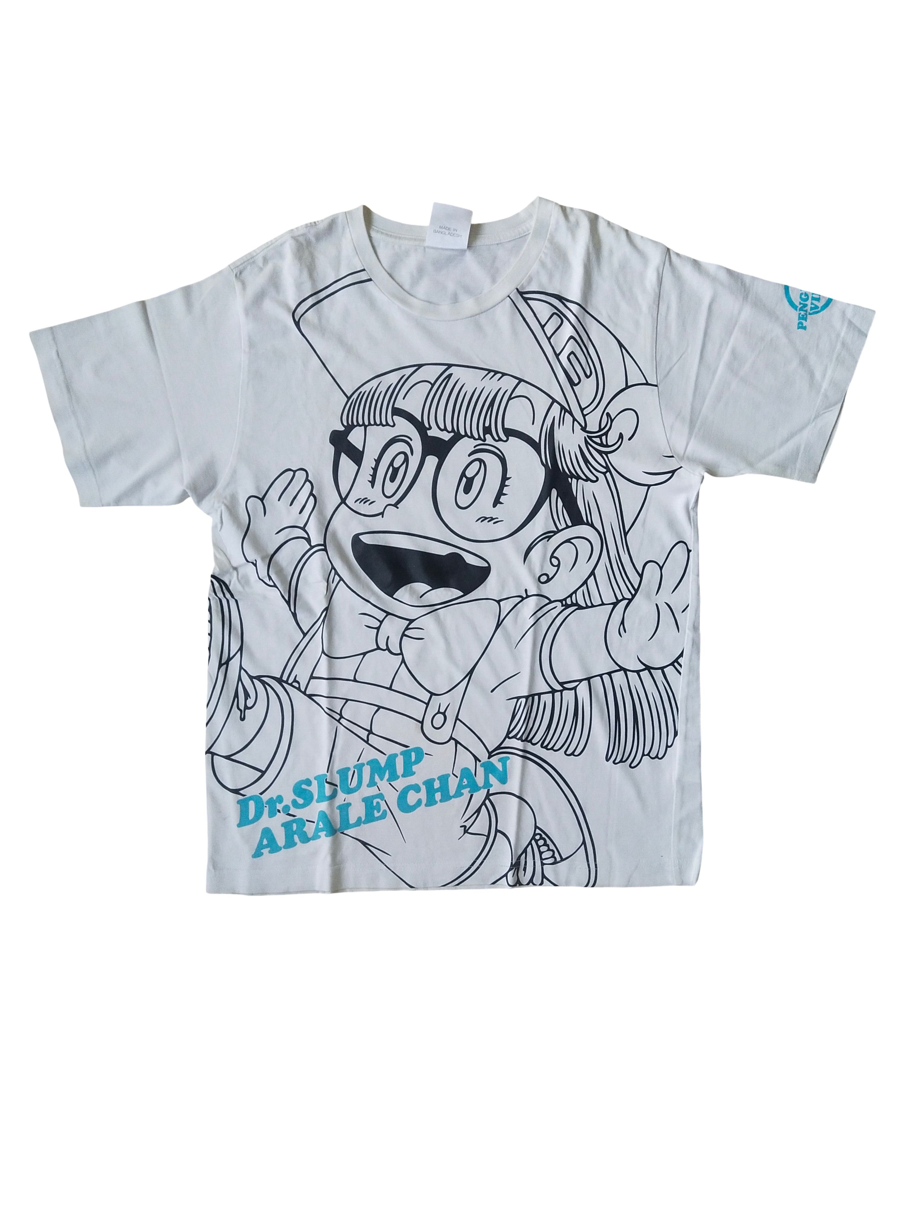 Anime Dr. Slump Arale DBZ AOP Mega Print White Anime Tee Size US M / EU 48-50 / 2 - 1 Thumbnail