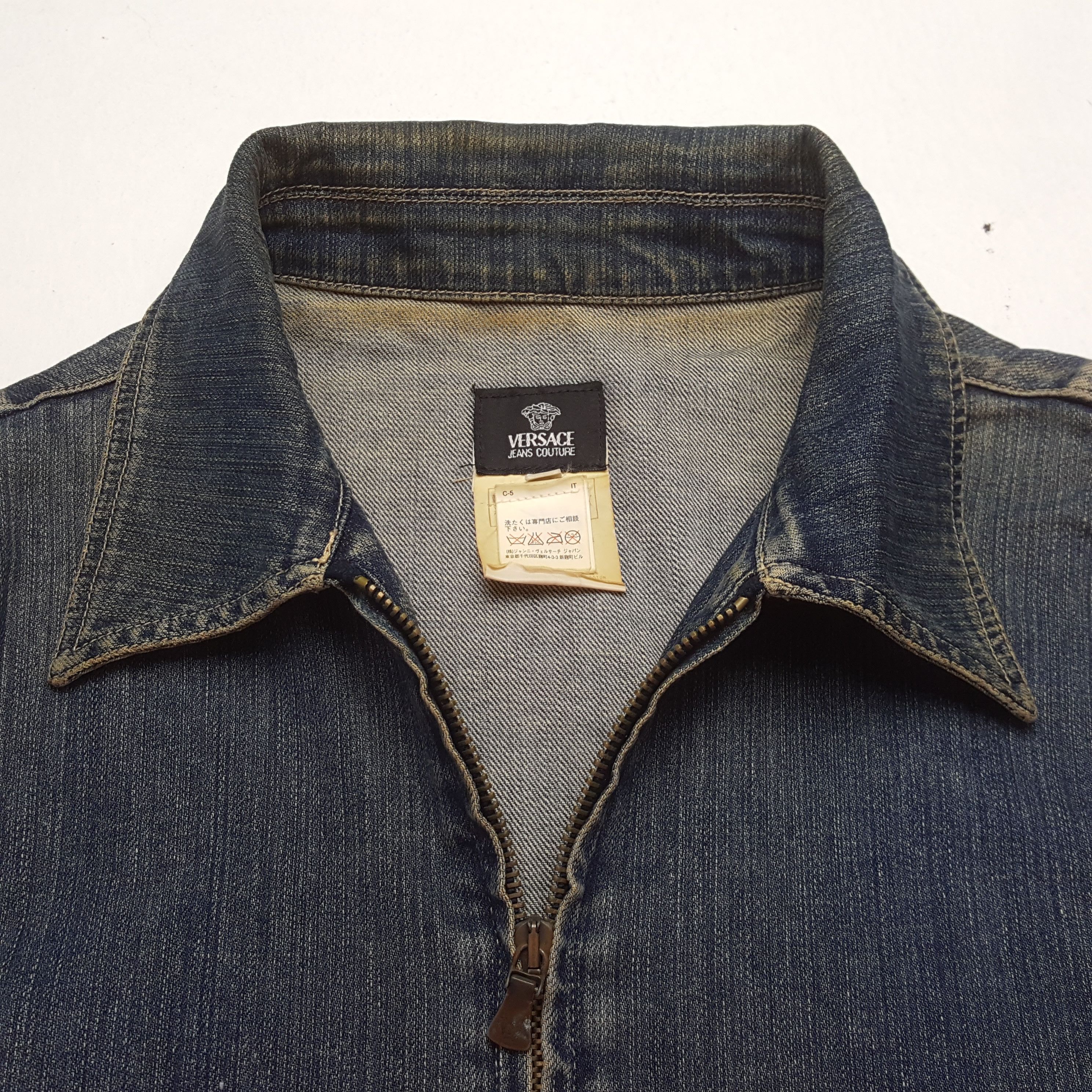Versace Jeans Couture Vintage Versace Italian Fashion Brand Denim Jacket C314N27 Size XS / US 0-2 / IT 36-38 - 8 Thumbnail