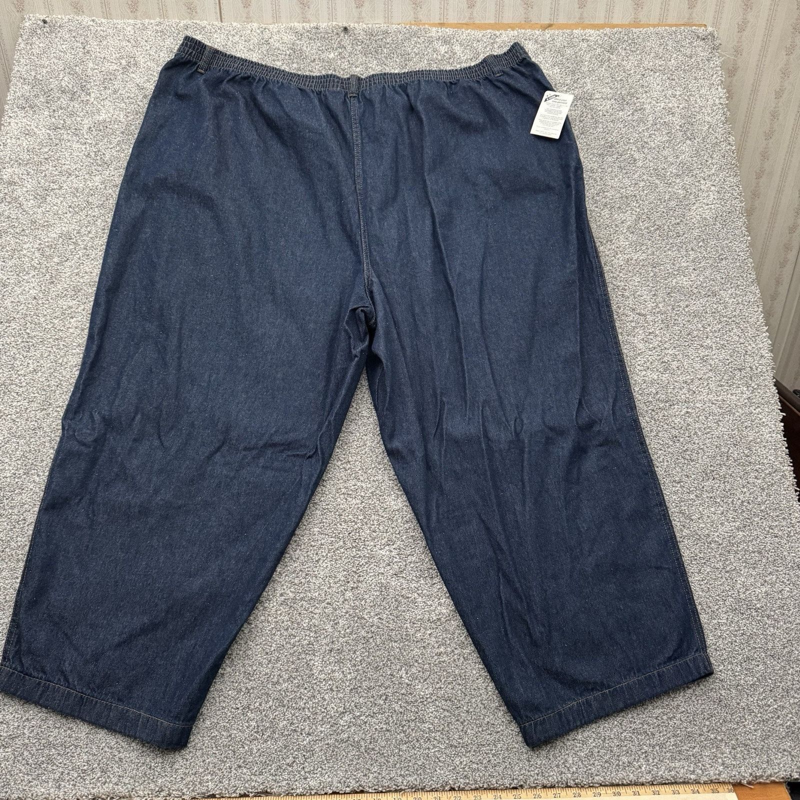 Other Denim Jeans Womens 36WP Capri Relaxed Dark Wash Lagenlook Size 36" / US 14 / IT 50 - 9 Thumbnail