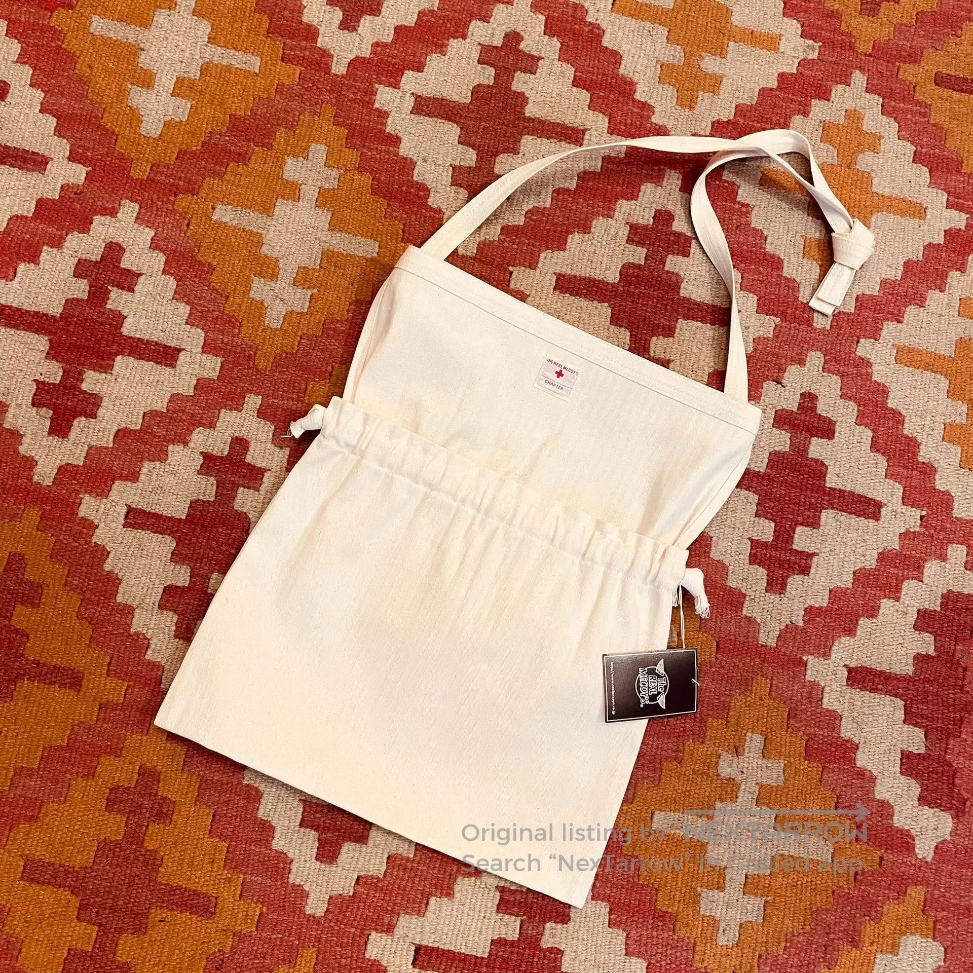 The Real McCoy's THE REAL McCOY'S RED CROSS APRON BAG. Size ONE SIZE - 1 Thumbnail