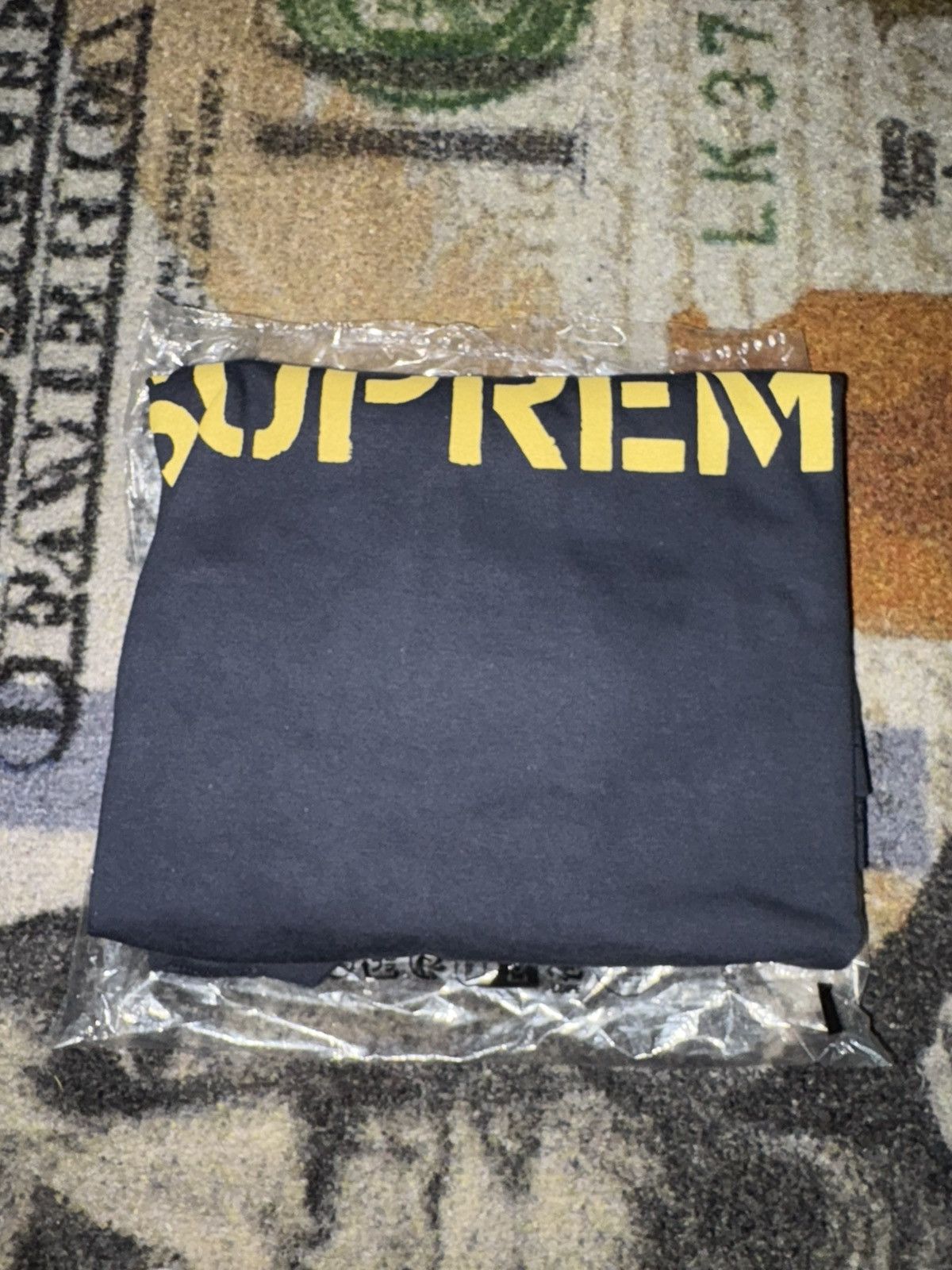 Supreme Supreme Hard Tee Navy Size US XL / EU 56 / 4 - 1 Thumbnail