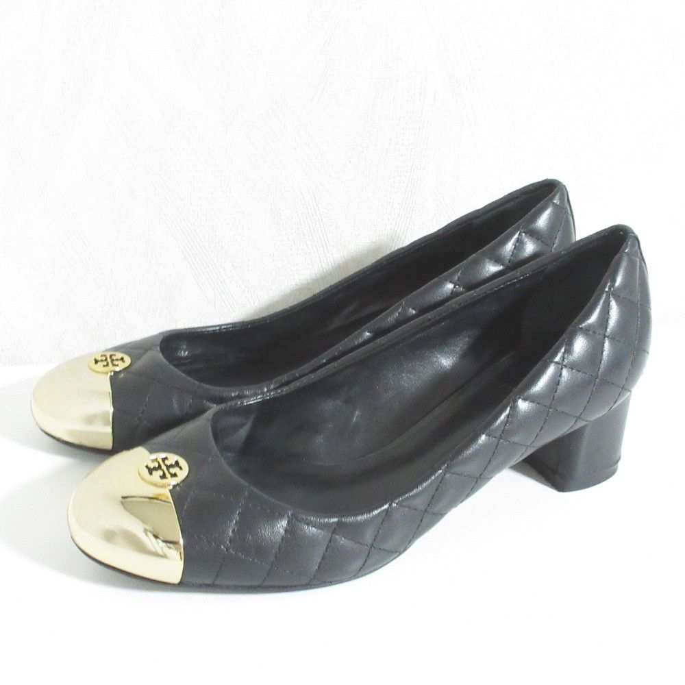 Tory Burch Tory Burch Tory Burch Metal Leather Quilted Pumps Leather Shoes DUTY FREE for USA Size ONE SIZE - 1 Thumbnail