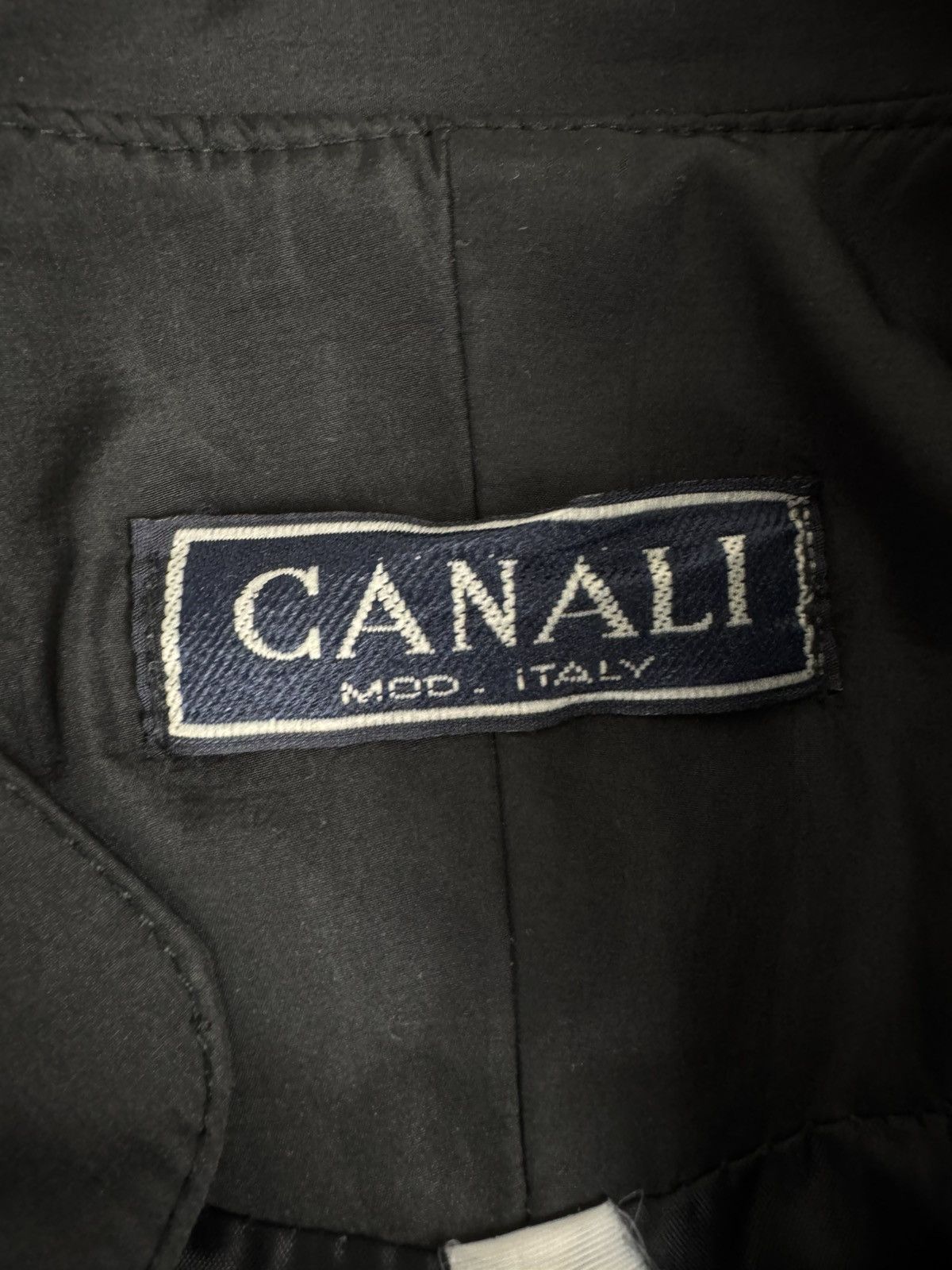 Canali × Vintage Vintage 90s Canali crazy dark academia style long coat Size US XS / EU 42 / 0 - 14 Thumbnail