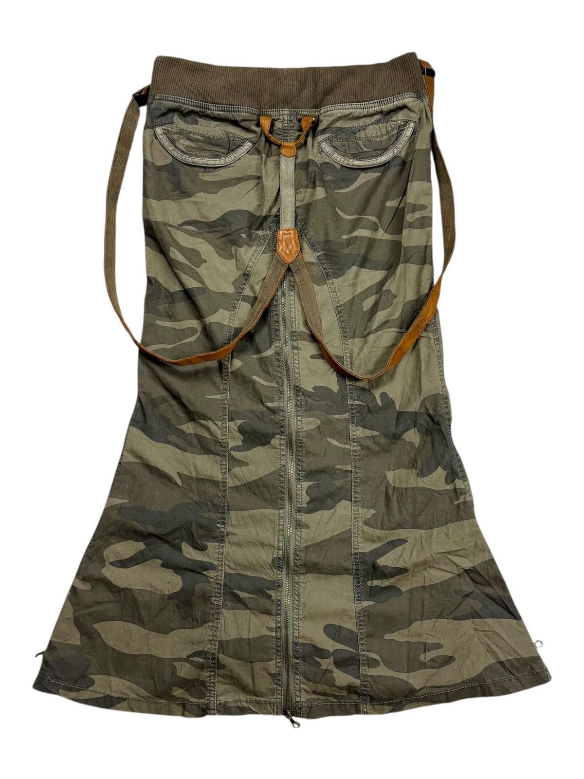 GOA Archive GOA - Camo Suspender Maxi Skirt | Grailed