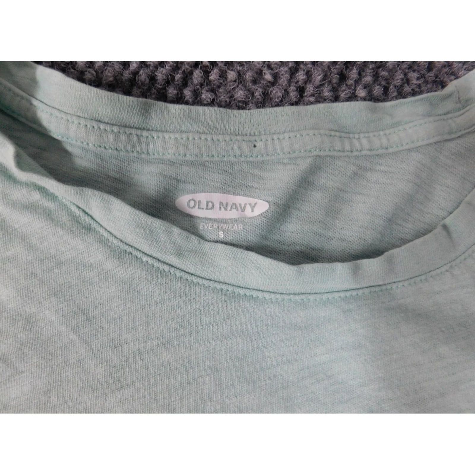Old Navy Old Navy Womens Shirt S Green Crew Neck Short Sleeve Logo Basic T-Shirt Casual Cotton 100% Vintage No Size S / US 4 / IT 40 - 5 Thumbnail