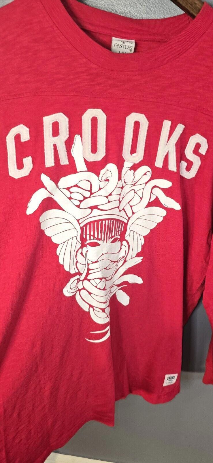 Crooks & Castles Crooks & Castles Medusa Red Long Sleeve Shirt Large Men's Size US XL / EU 56 / 4 - 3 Thumbnail