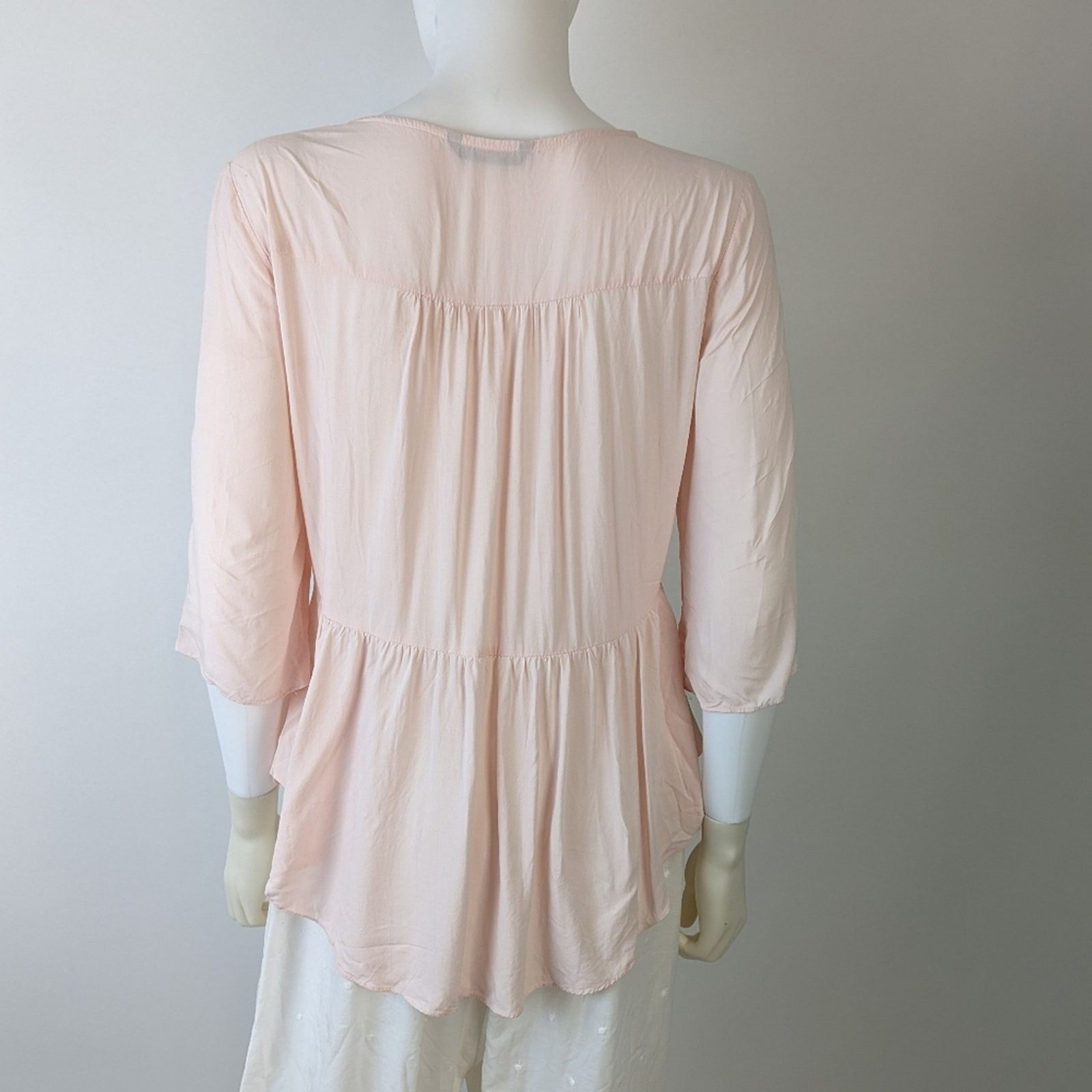 Shein Shein Pale Pink Babydoll Shirt S Size S / US 4 / IT 40 - 3 Thumbnail