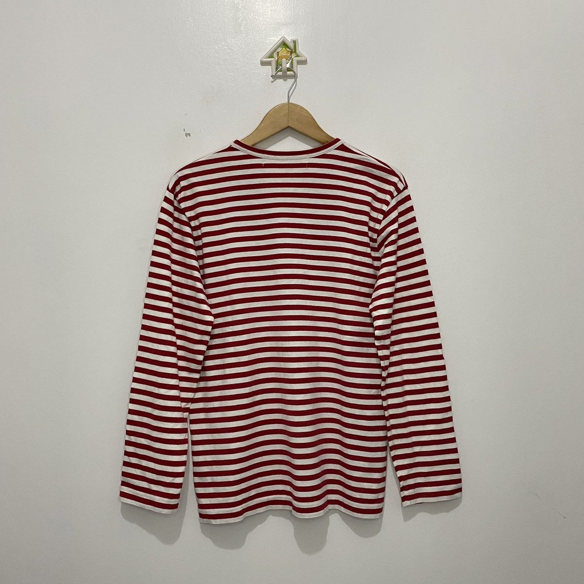 Comme des Garcons × Comme des Garcons PLAY Comme des Garçons Play Red Stripes Logo Tee Size US L / EU 52-54 / 3 - 4 Thumbnail