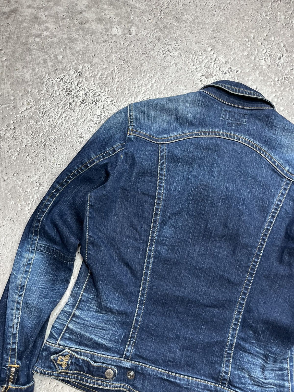 Replay Replay Blue Jeans Deluxe Denim Jacket S Fitted Zip Vintage Size S / US 4 / IT 40 - 13 Thumbnail