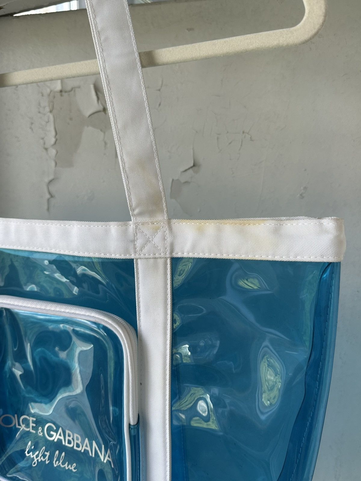 Dolce & Gabbana Vintage Dolce&Gabbana Light Blue Beach Hand Bag Size ONE SIZE - 3 Thumbnail