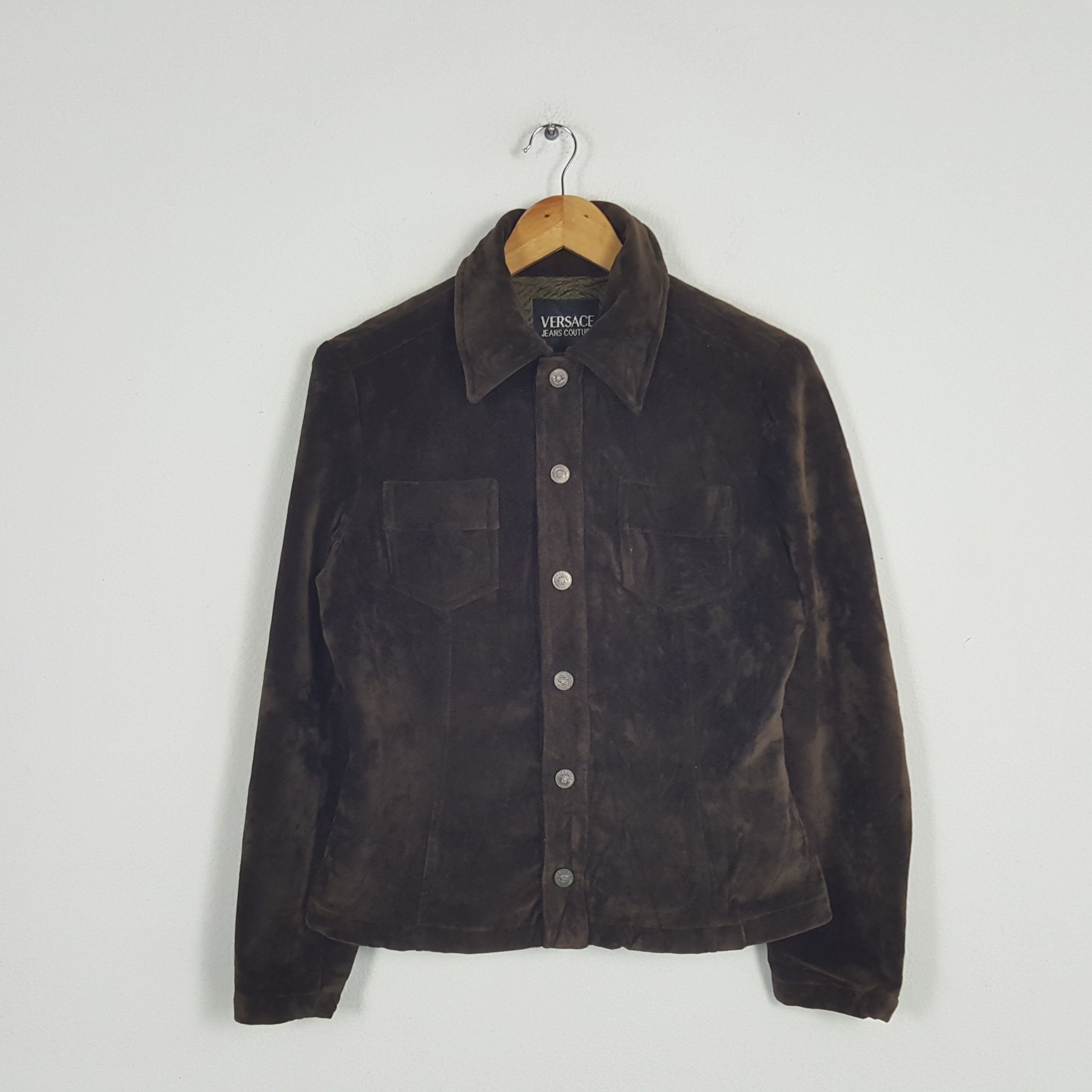 Versace Jeans Couture × Vintage Vintage Versace Jeans Couture Designer Brand Shirt Jacket Size US S / EU 44-46 / 1 - 1 Thumbnail
