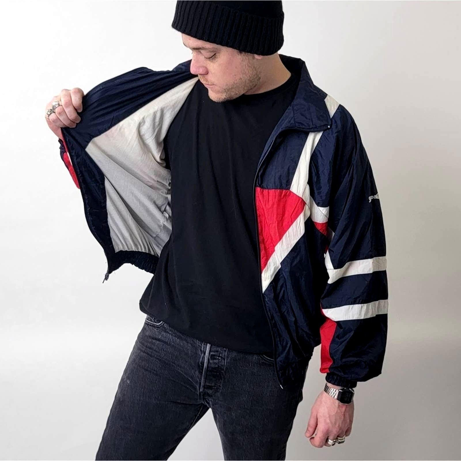 Spalding Vintage Y2K Spalding Windbreaker Track Jacket - L Size US L / EU 52-54 / 3 - 2 Thumbnail