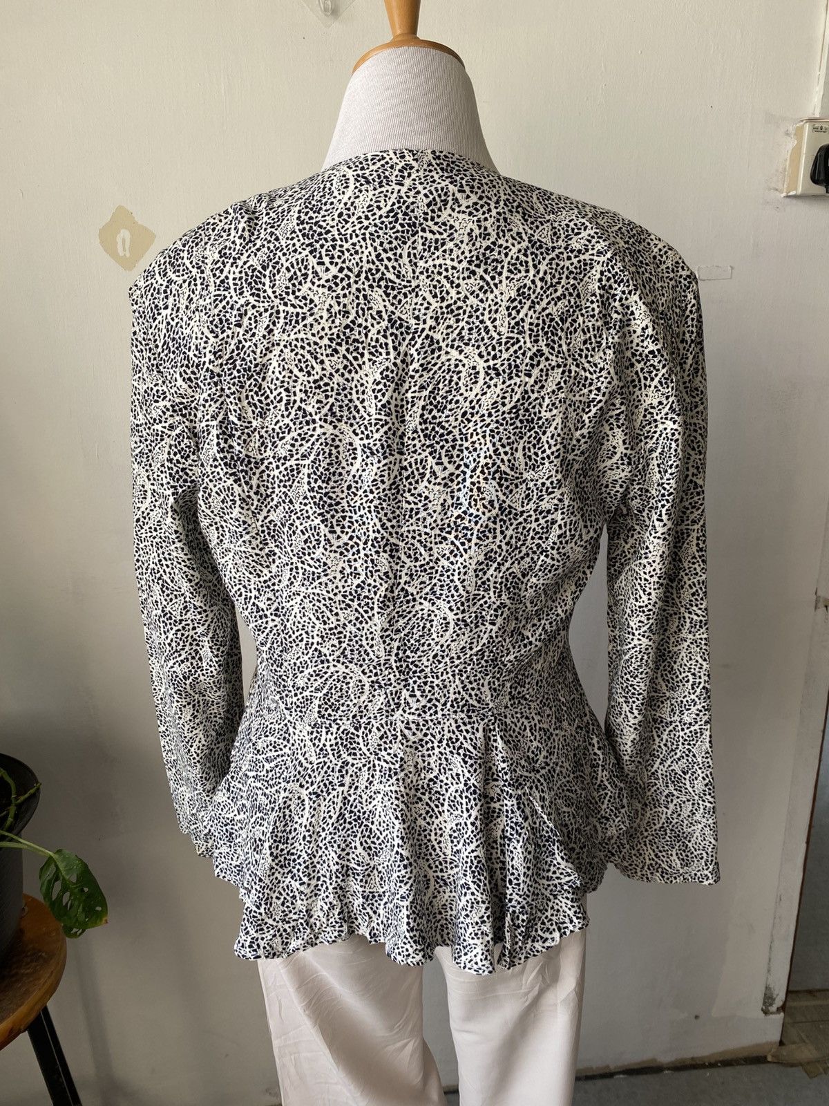 Other COMPONIX Rayon Open Front Cardigan Jacket (USA Made) Size L / US 10 / IT 46 - 5 Thumbnail