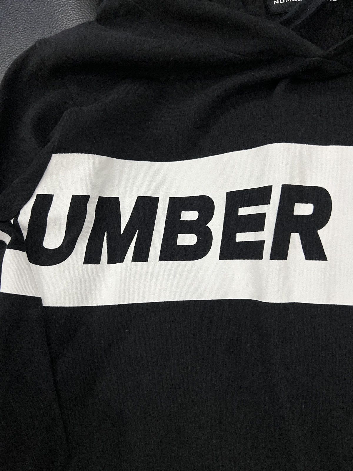 Number (N)ine Number (N)ine Logo Cut-Detail Lightweight Sweatshirt Size US L / EU 52-54 / 3 - 5 Thumbnail
