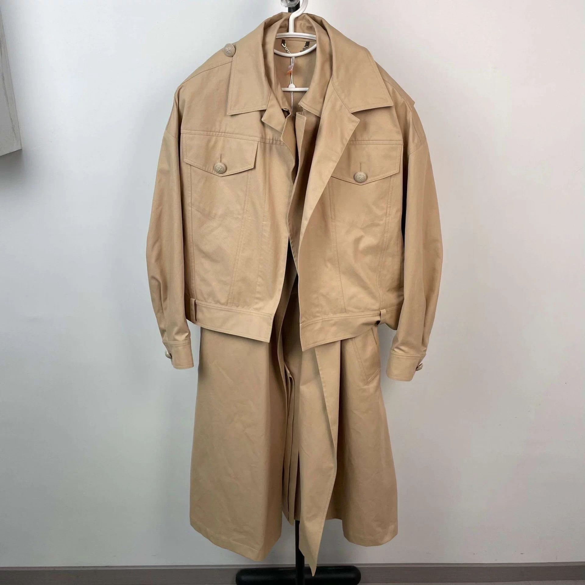 Louis Vuitton LV Cotton Beige Coat 46 Size XL / US 12-14 / IT 48-50 - 1 Thumbnail