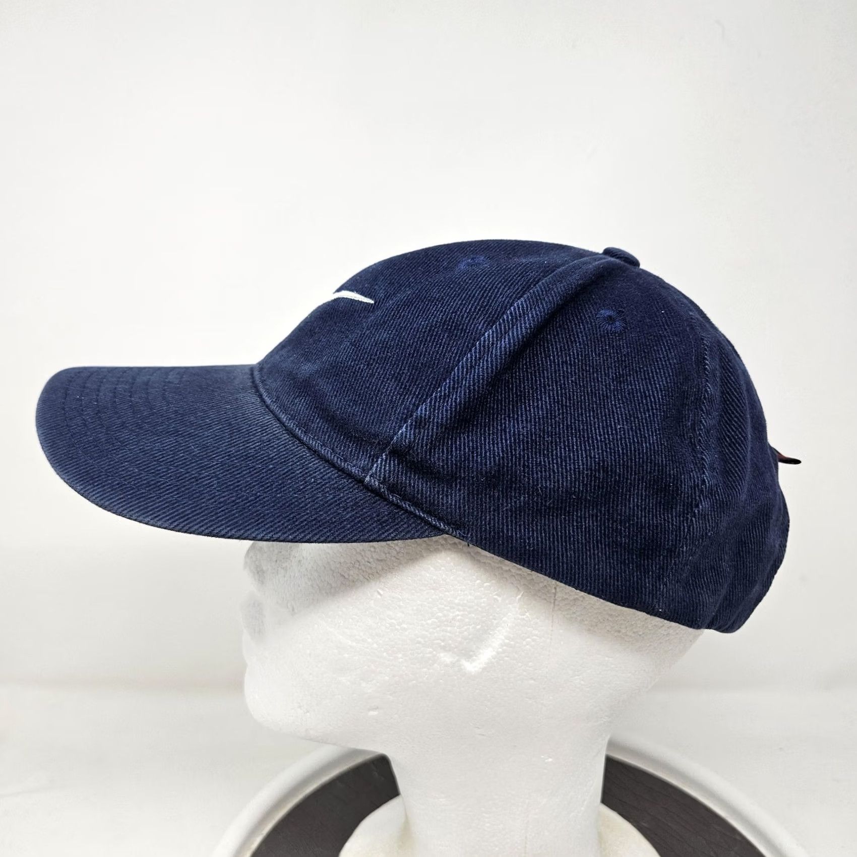 Nike VINTAGE Nike Hat Snapback Baseball Cap One Size Blue Swoosh Embroidered 90s Y2K Mens Size ONE SIZE - 6 Thumbnail