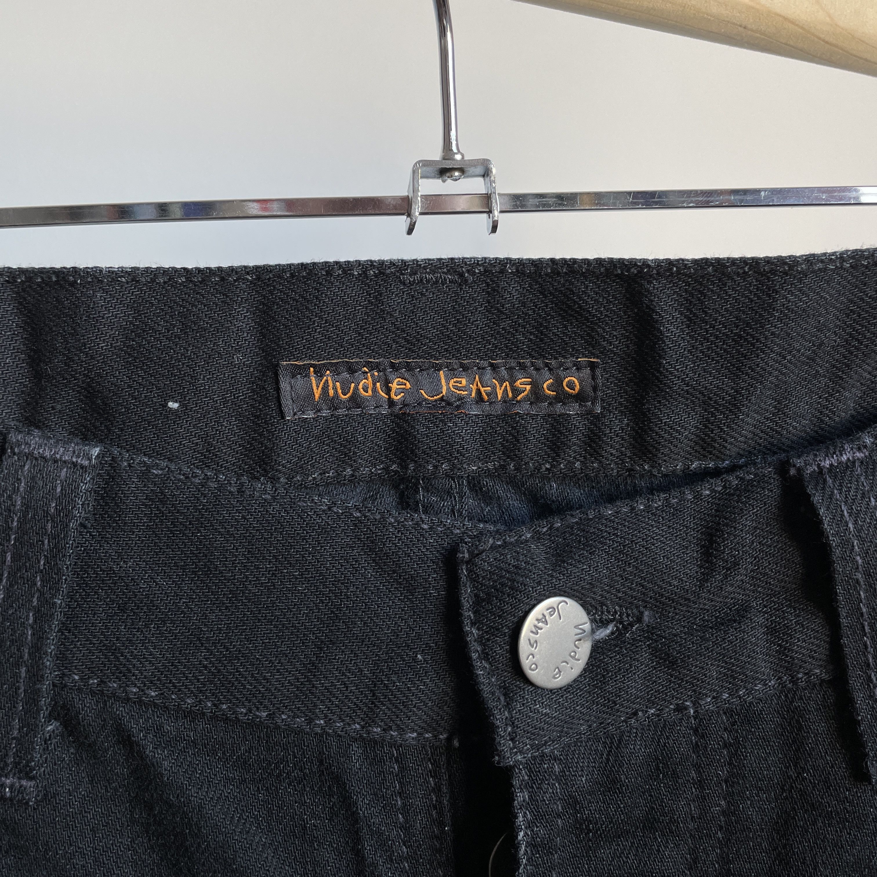 Nudie Jeans Nudie Jeans Fearless Freddie Dry Black Denim Size 30x30 Size US 30 / EU 46 - 7 Thumbnail