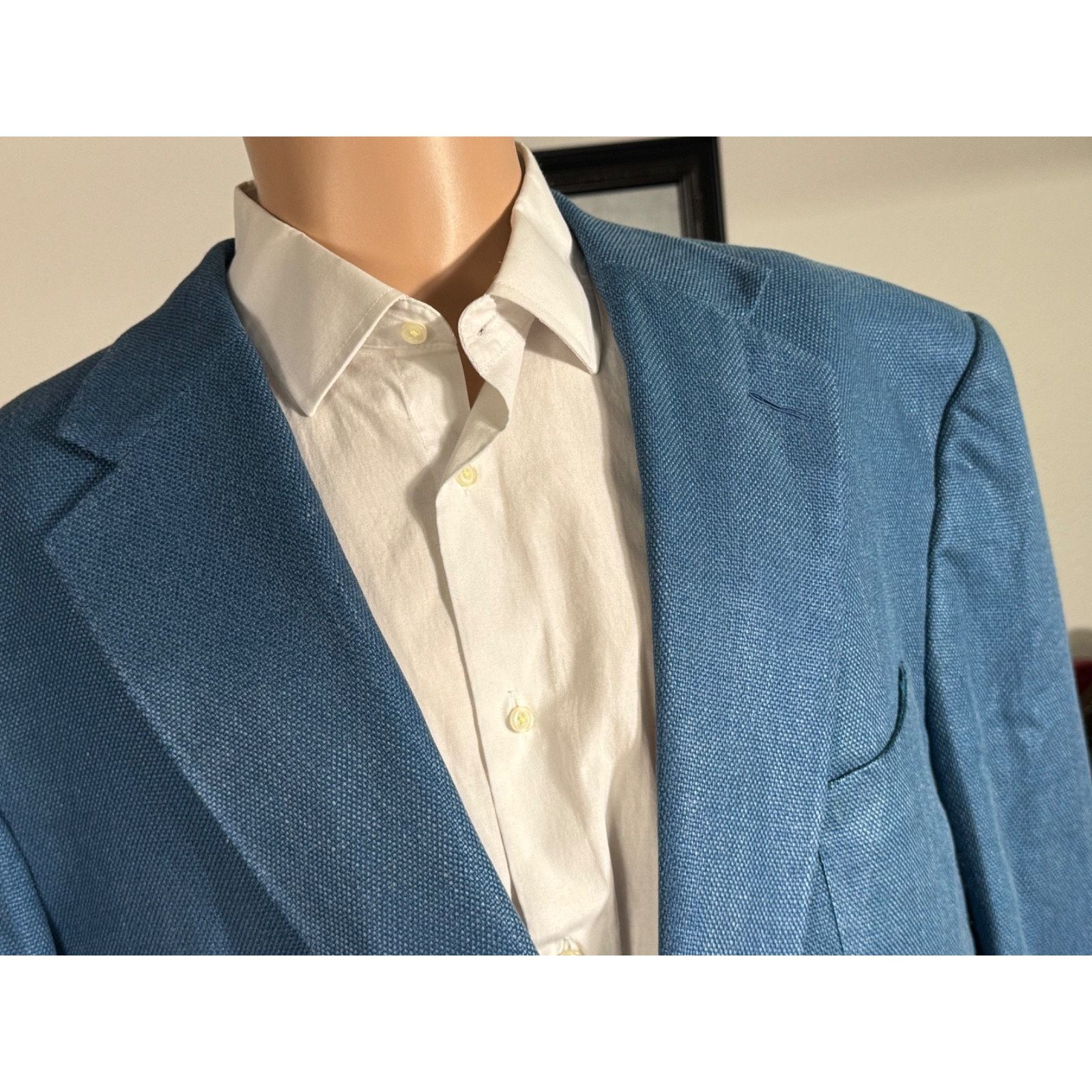 Tom Ford Tom Ford Turquoise Aqua Blue Silk Sport Jacket 64 54R XXXL Size 54R - 14 Thumbnail