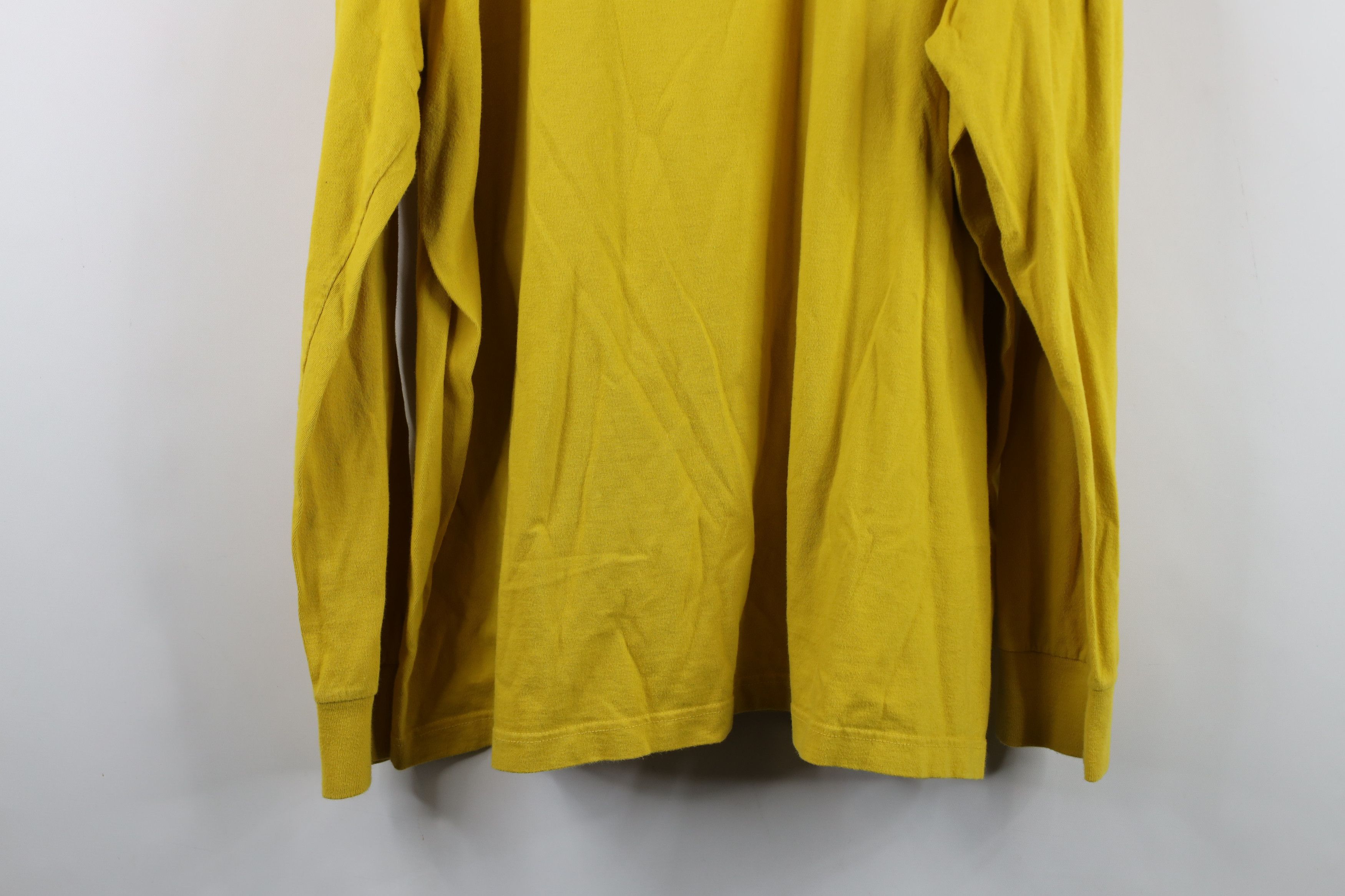 Ralph Lauren Vintage 90s Ralph Lauren Spell Long Sleeve T-Shirt Yellow Size US XL / EU 56 / 4 - 13 Thumbnail