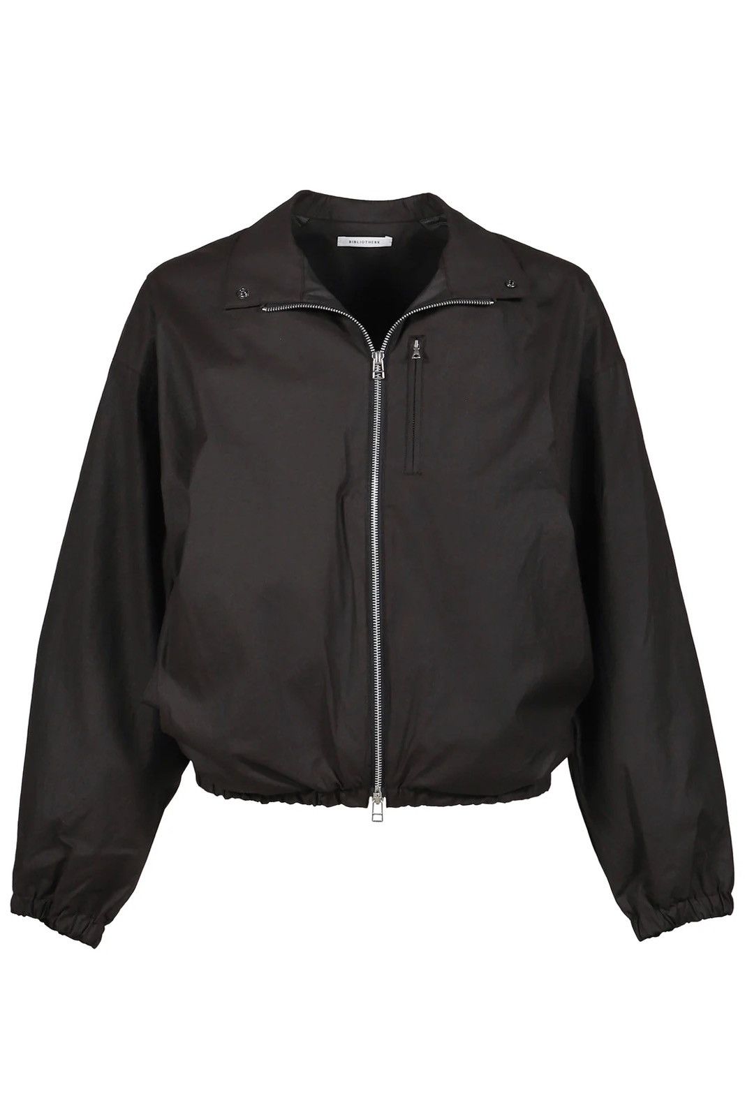 BLACK BLOUSON DRAPED BIBLIOTHERK ジャケット・アウター