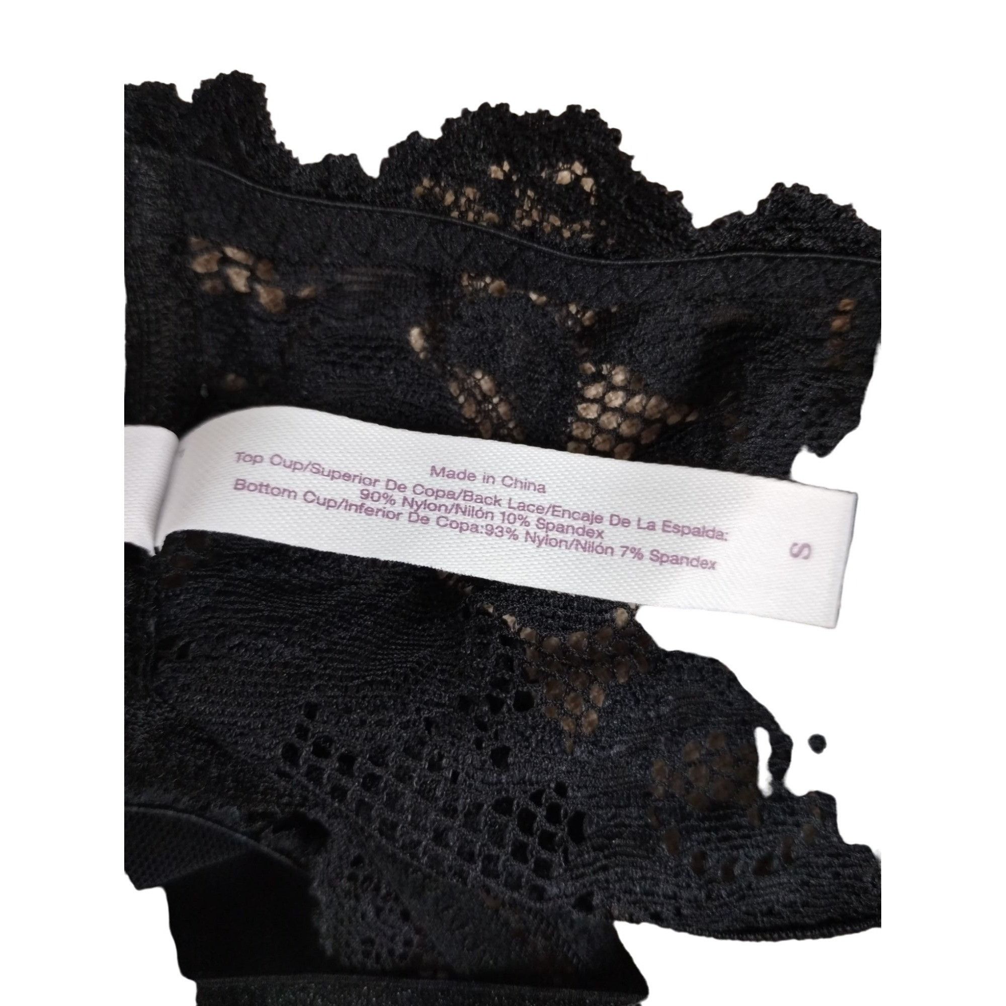 Other Adore Me Womens Small Black Lace Blythe Bralette Size S / US 4 / IT 40 - 7 Thumbnail