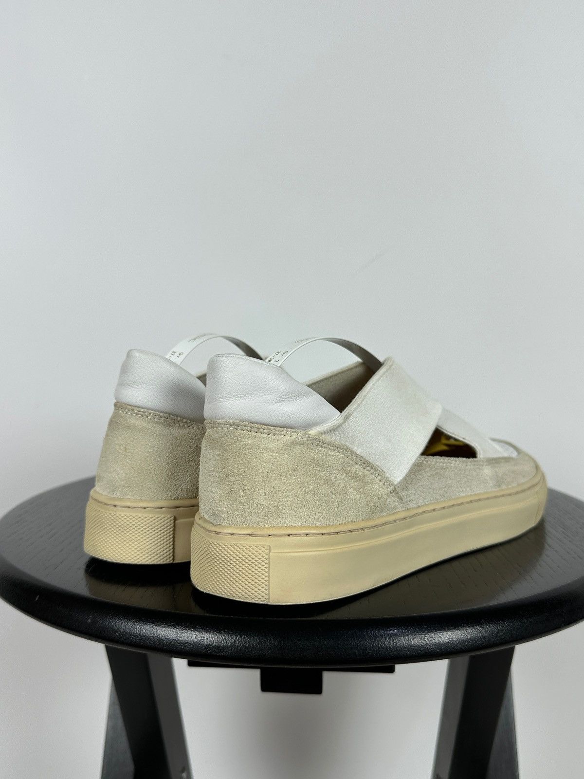 Dries Van Noten Dries Van Noten White Leather Slip-On Shoes Size US 7.5 / IT 37.5 - 4 Thumbnail