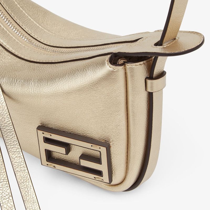 Fendi o1s1wg111125 Size: OS/ Simple Fendi Mini in Golden Size ONE SIZE - 4 Thumbnail