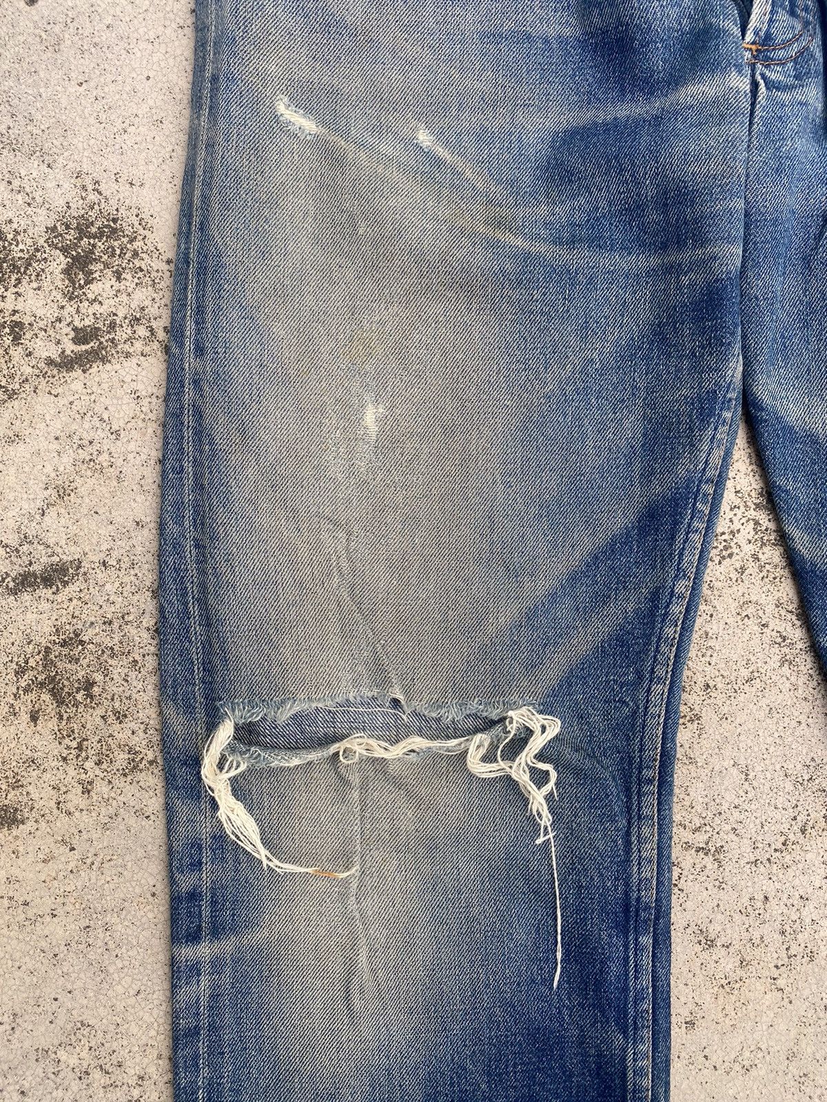 A.P.C. × Designer × Le Grande Bleu (L.G.B.) A.P.C Distressed Faded Selvedge Denim Jeans Size US 29 - 9 Thumbnail