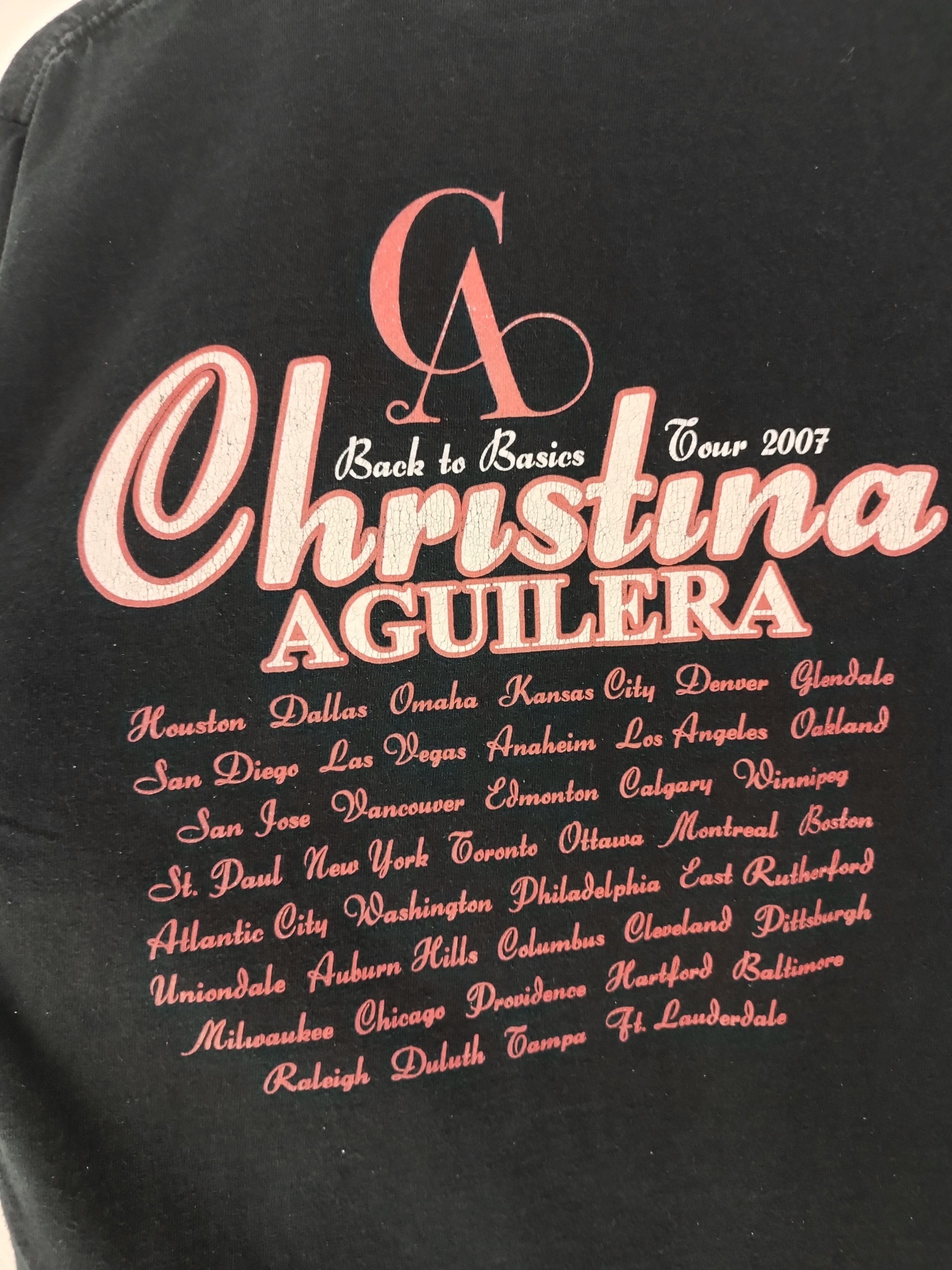 Rap Tees VINTAGE '07 CHRISTINA AGUILERA SEXY TOUR MADONNA BRITNEY Size US S / EU 44-46 / 1 - 15 Thumbnail